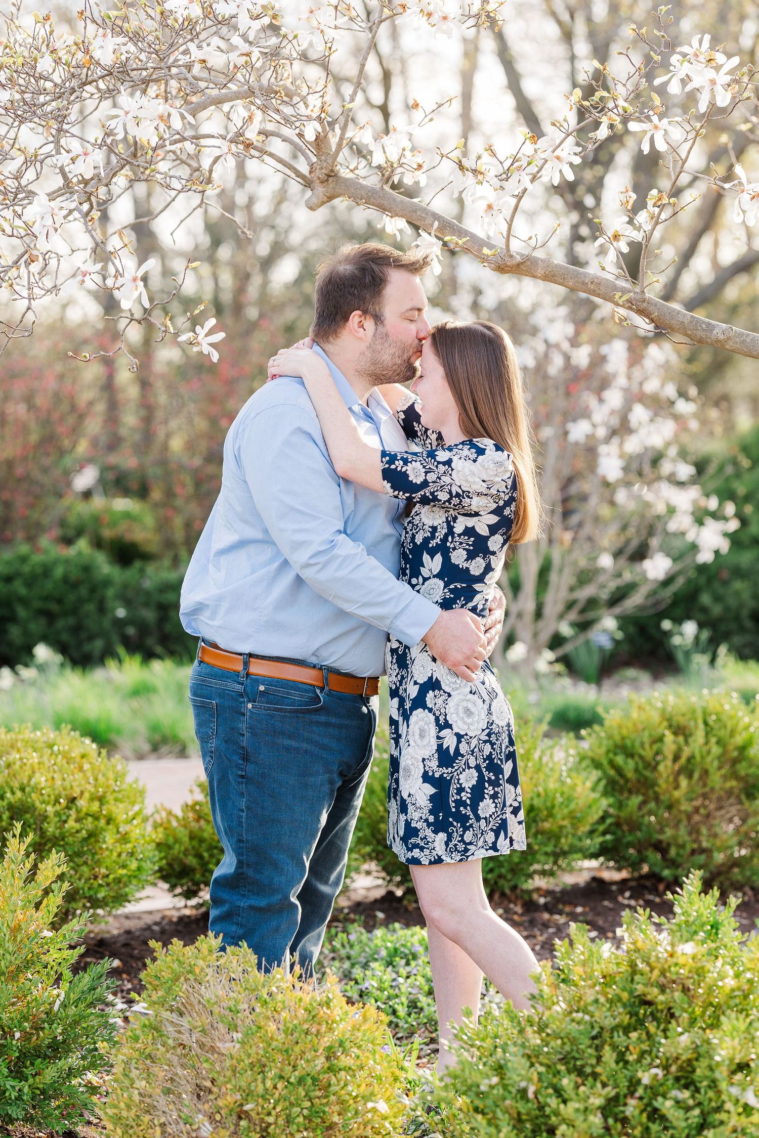 Spring Engagement Portrait Session at Cantigny Park in Winfield, Illinois