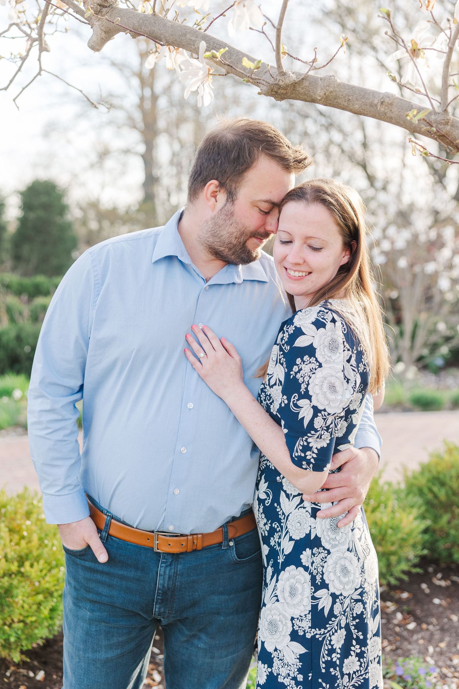 Spring Engagement Portrait Session at Cantigny Park in Winfield, Illinois