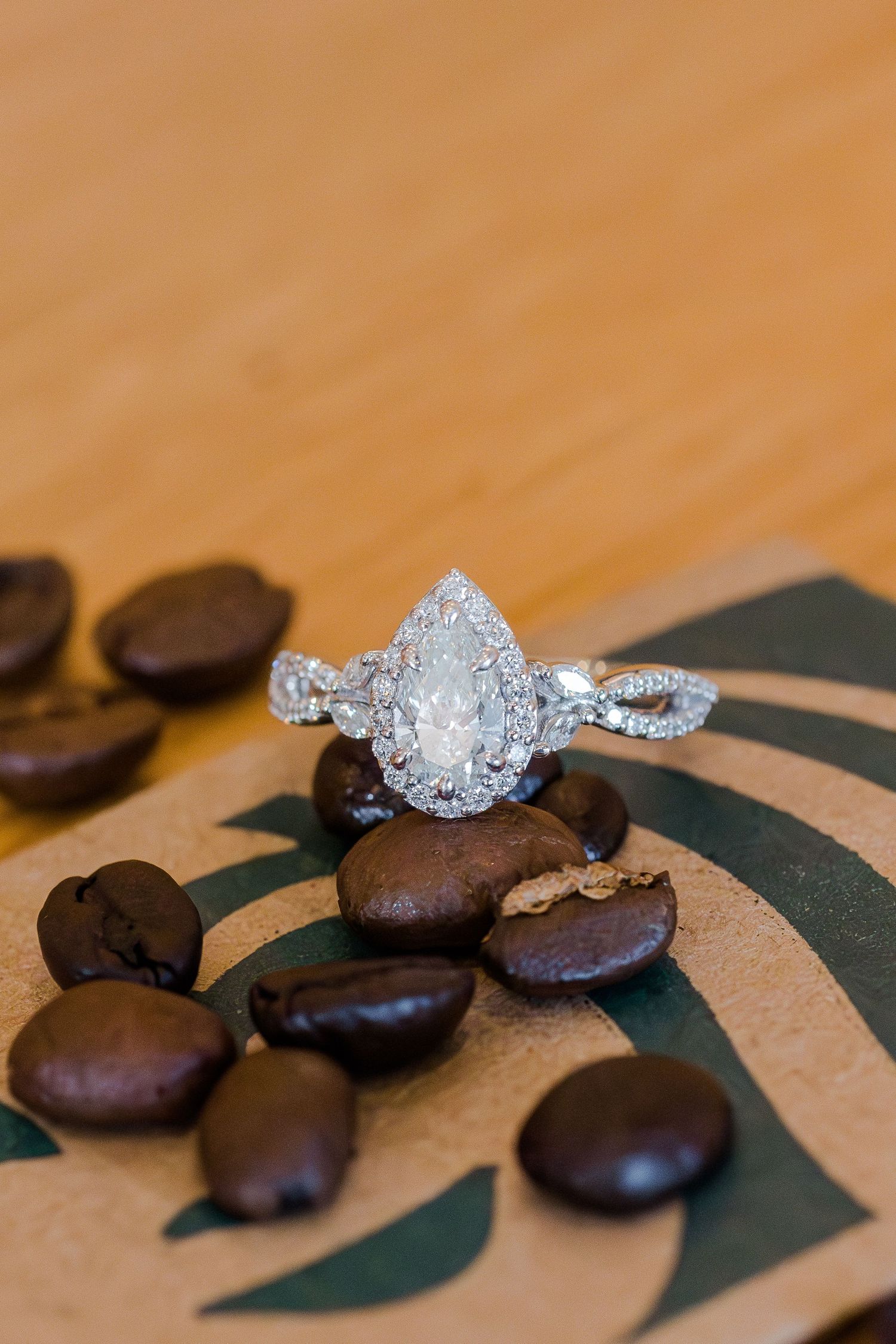 Starbucks Engagement Portrait Session