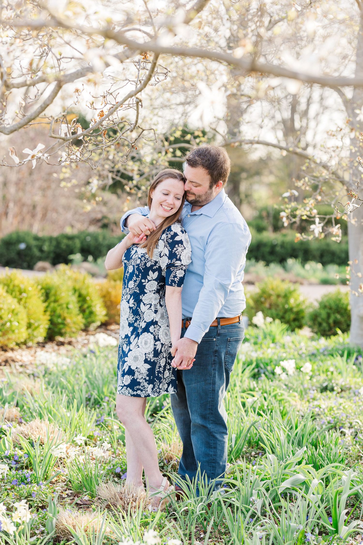 Spring Engagement Portrait Session at Cantigny Park in Winfield, Illinoisv