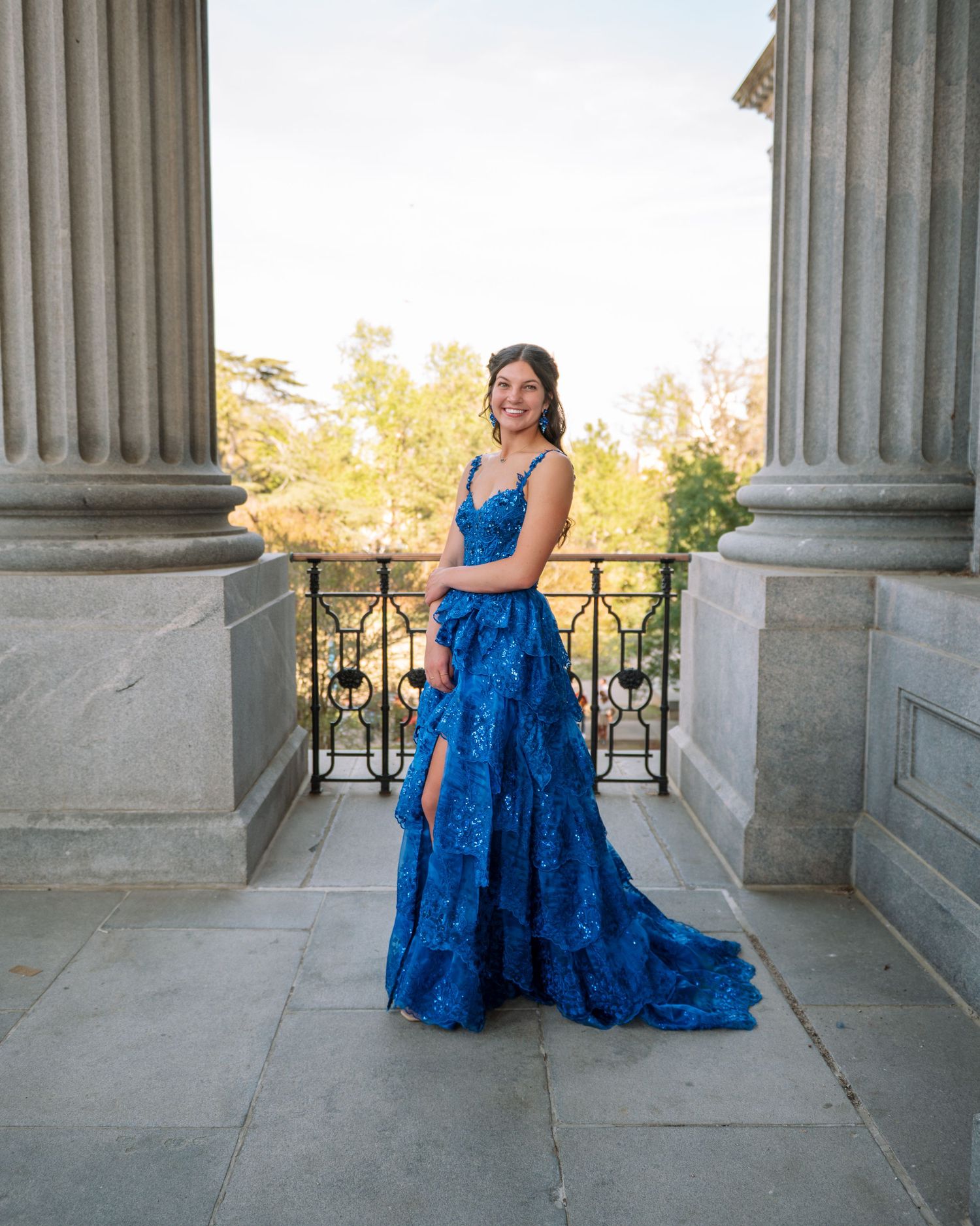 South Carolina State House prom photos in Columbia SC with timeless prom portraits, candid poses, outfit details, and editorial style.