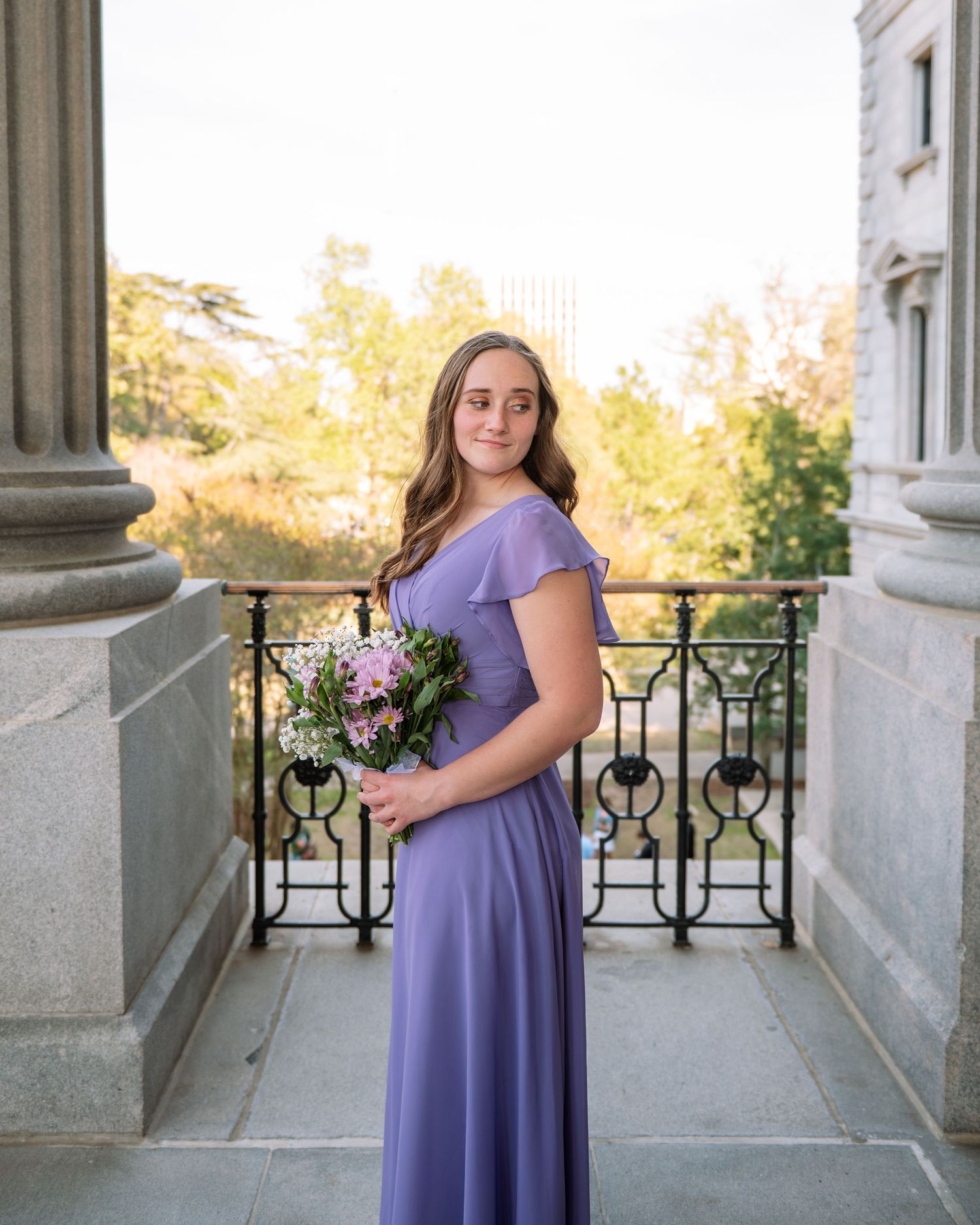 South Carolina State House prom photos in Columbia SC with timeless prom portraits, candid poses, outfit details, and editorial style.