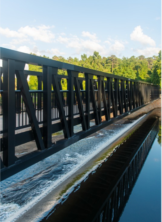Gibson Pond Park in Lexington SC, a scenic family photo location with water views, trails, trees, and natural outdoor portraits.