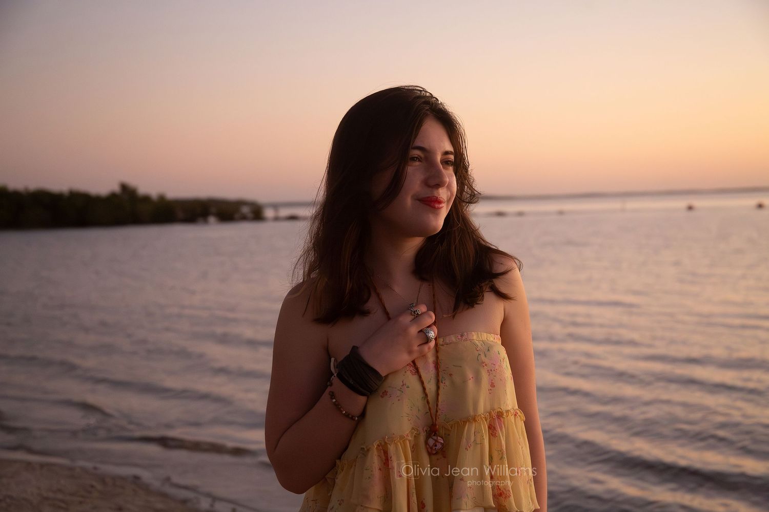 Olivia Jean Williams captures beach portraits at Fort Island Beach in Crystal River.