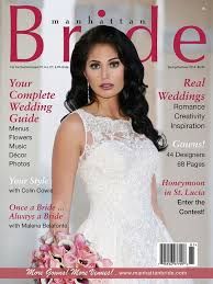 Manhattan Bride magazine cover, Connecticut portrait photographer Noemi Blumenthal editorial background