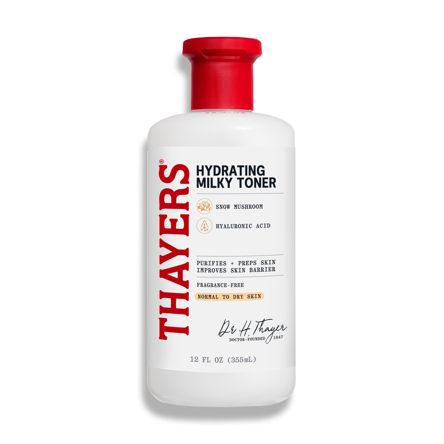 Thayers hydrating milky toner for a smooth skin base ahead of a portrait session