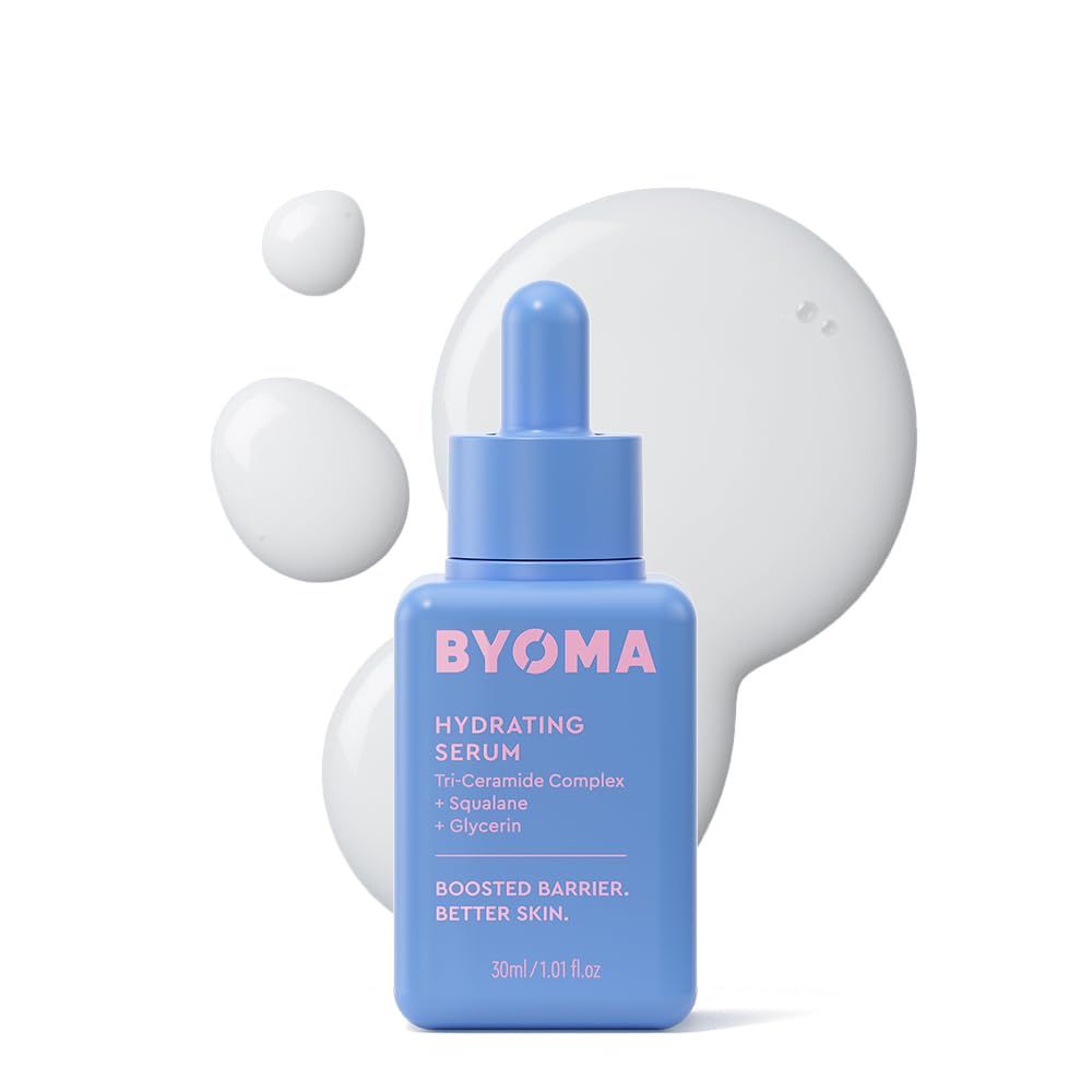 BYOMA hydrating serum for prepping skin before a photography session