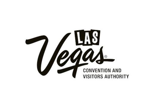 Las Vegas Convention and Visitors Authority brand mark in black.