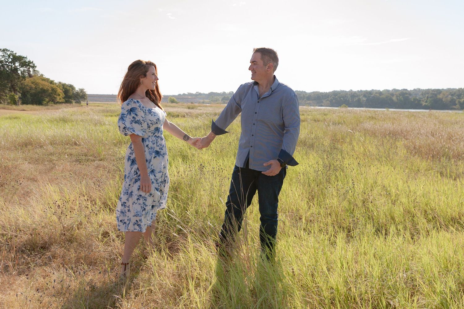 engagement sesion at Brushy Lake Park, Cedar Park, Texas