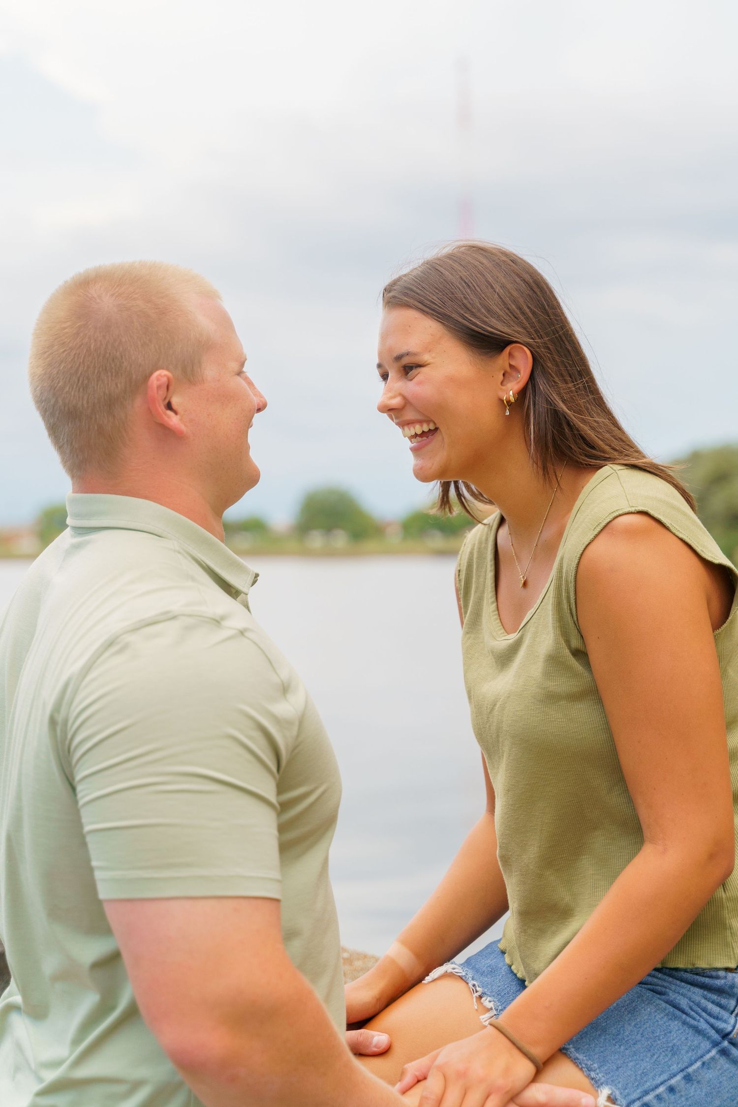 Proposal and Engagement photography session in Virginia Beach captured by Klean Vision Photo, a Norfolk and Virginia Beach Photographer