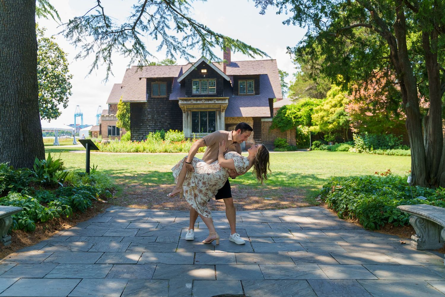 Proposal and Engagement photography session in Norfolk captured by Klean Vision Photo, a Norfolk and Virginia Beach Photographer