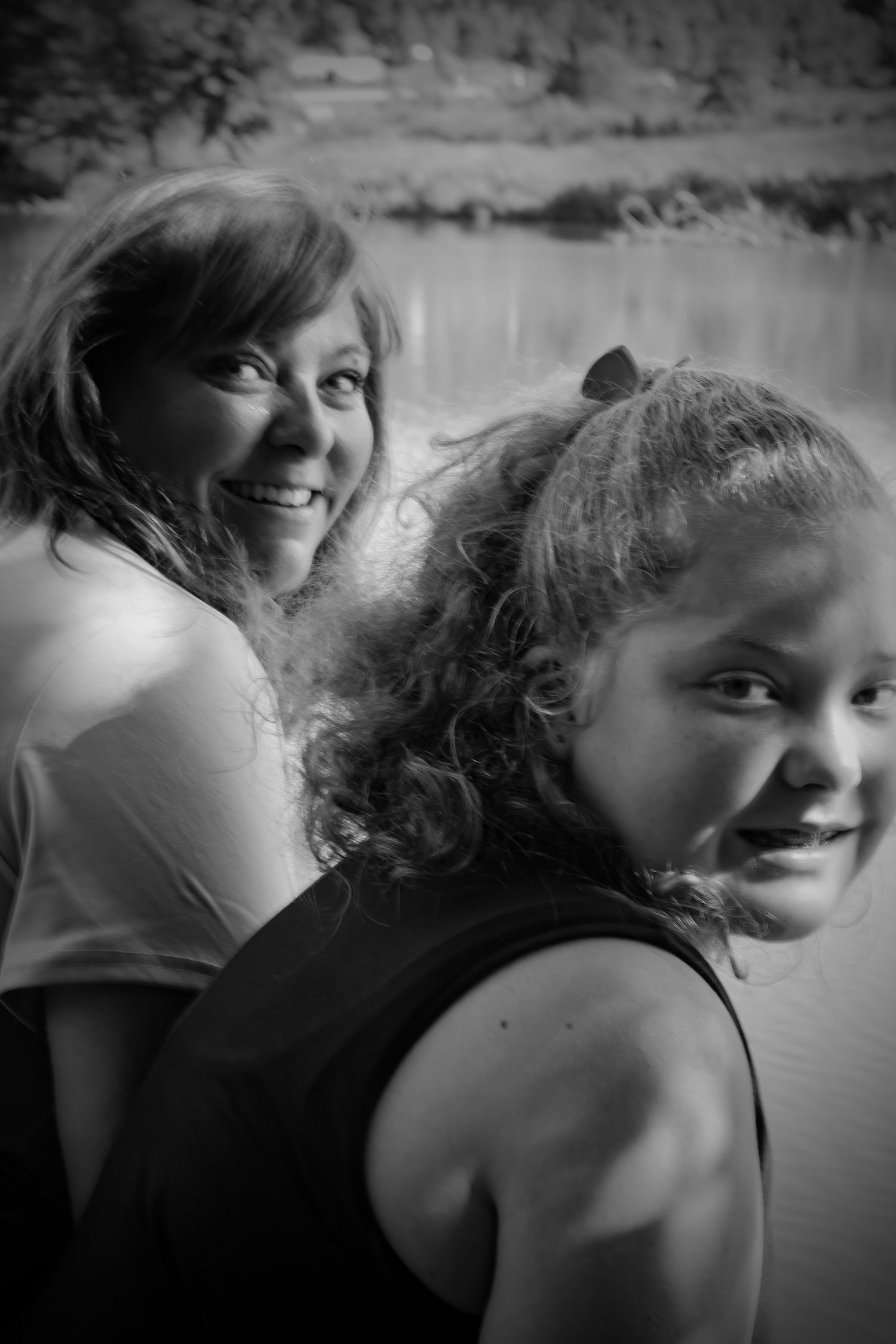mom and daughter