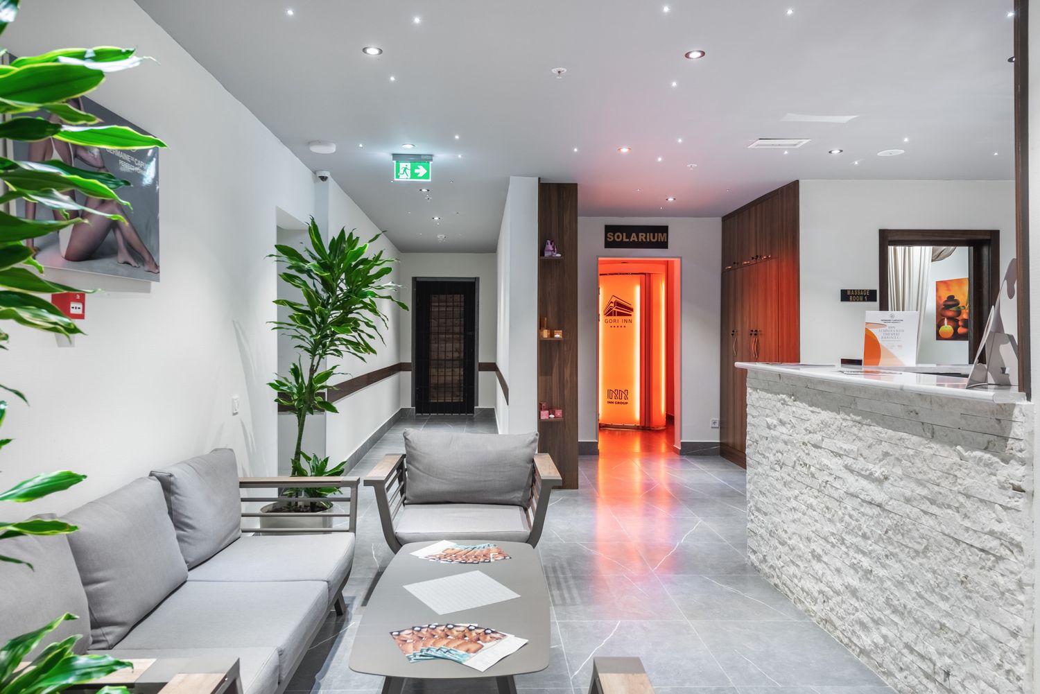 Bright and minimalistic modern living space, designed with pastel tones and contemporary decor.