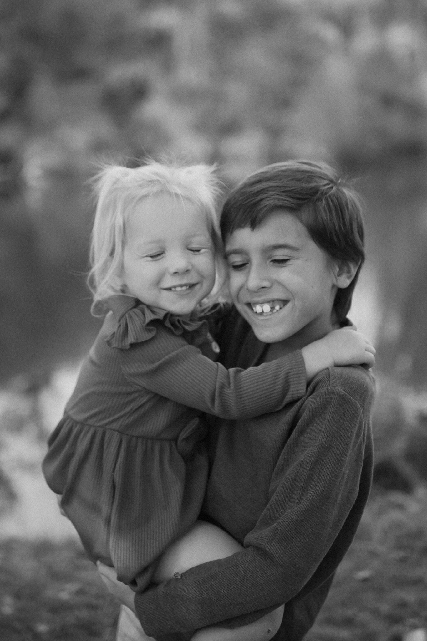 Outdoor sibling photography of brother and sister, photographed by Jessica Rose Photography, Janesville WI.