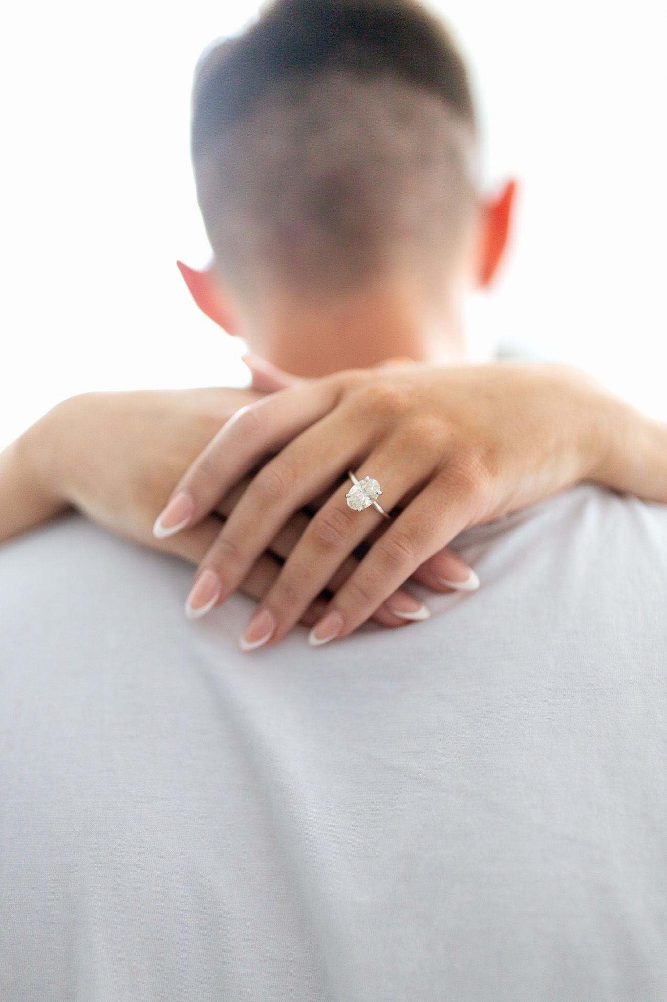 Engagement ring detail photo by Jessica Rose Photography, Janesville WI — romantic engagement photography.