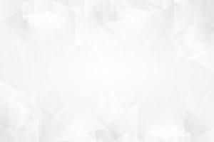 Abstract white and gray geometric polygon background with soft light texture and subtle triangular patterns.