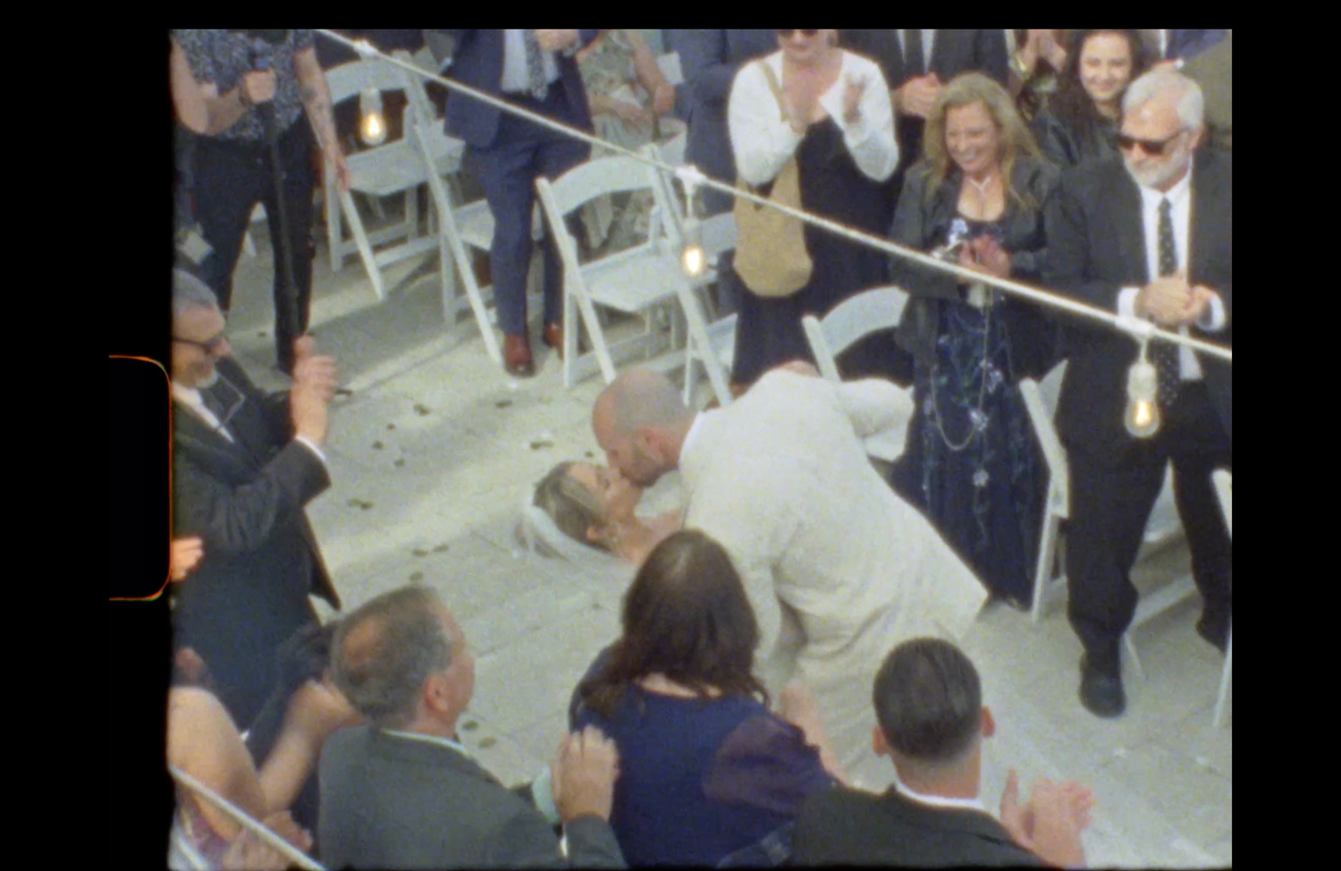 Super 8 Wedding Video Still Image. The Piermont, Babylon, Long Island