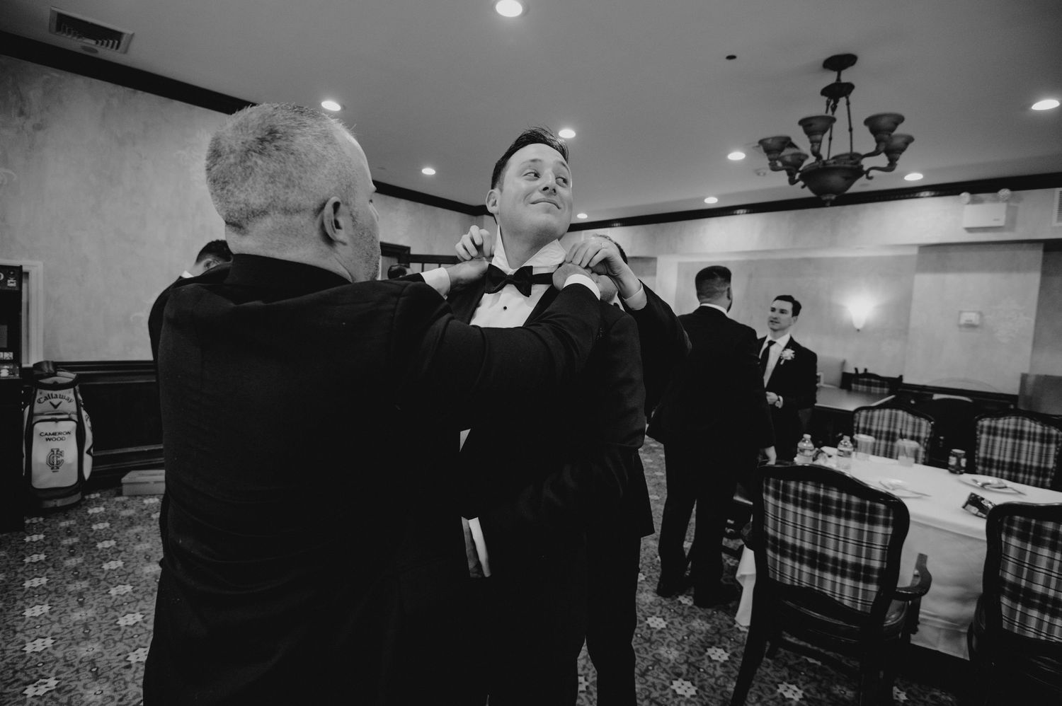 Groom Getting Ready wedding Photo at Inwood Country Club, Long Island