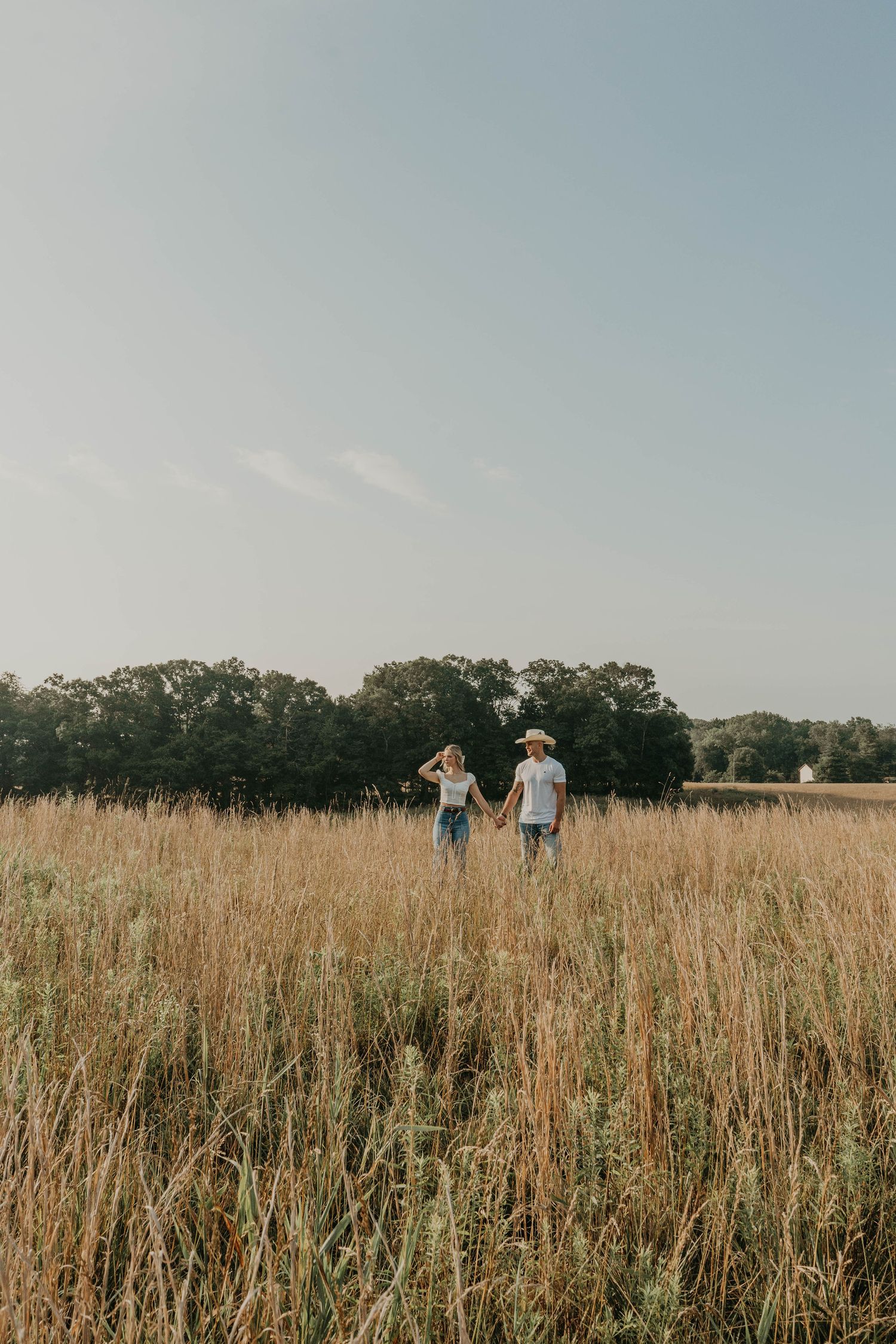 DMV Engagement Photo Session Open Field Maryland Photographer Wedding Photography