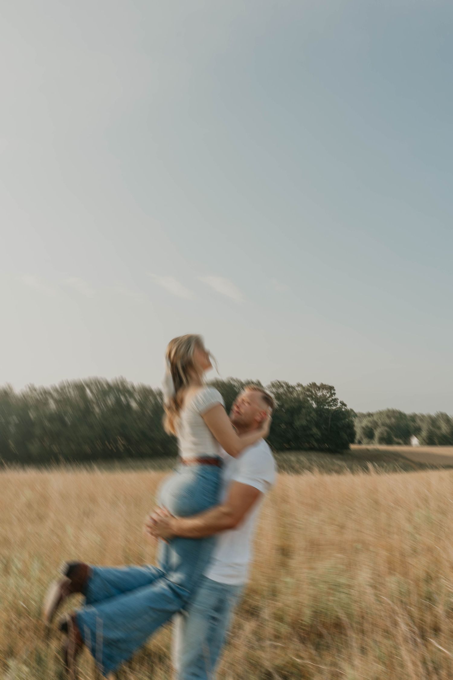 DMV Engagement Photo Session Open Field Maryland Photographer Wedding Photography Dreamy