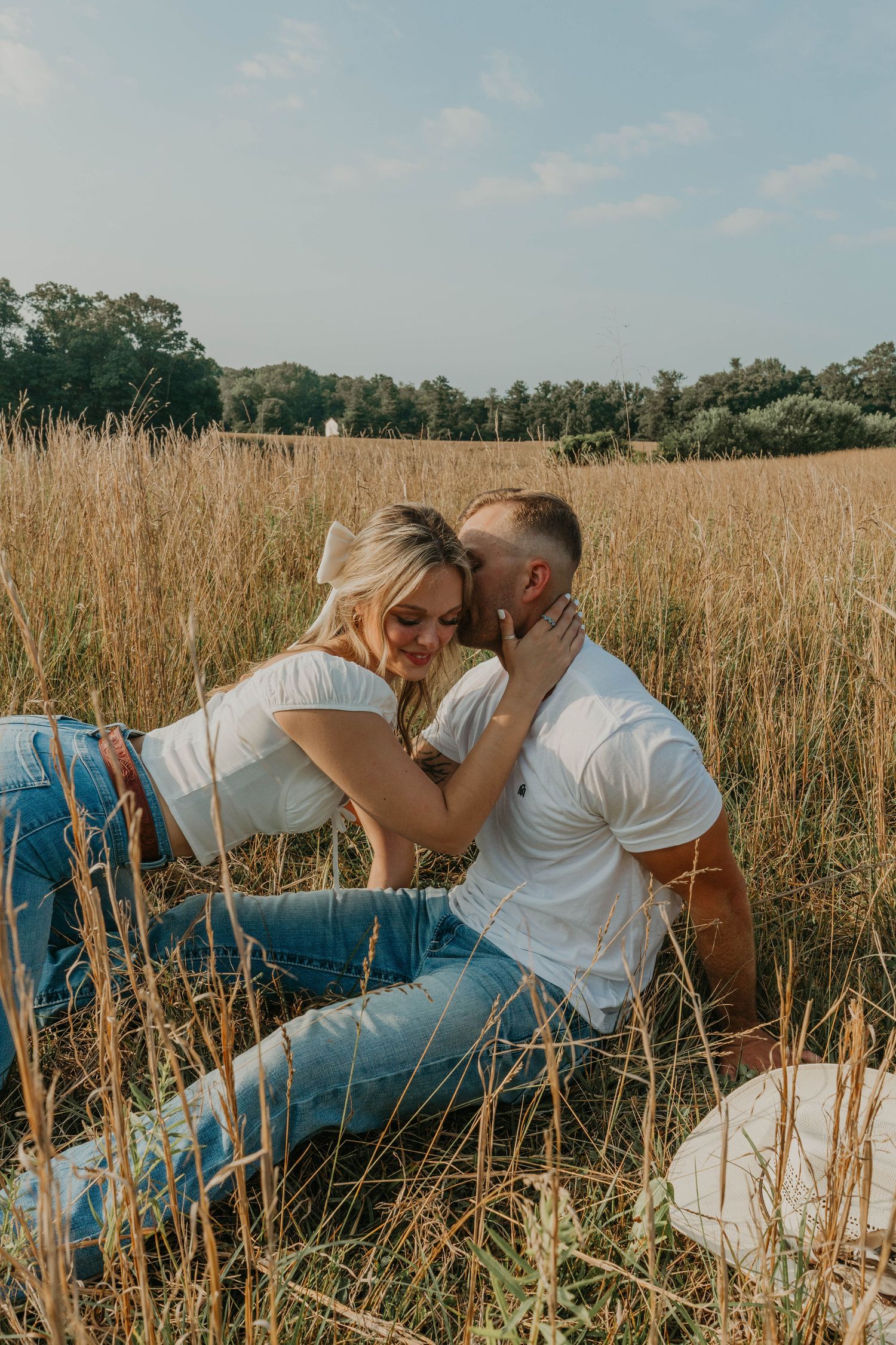DMV Engagement Photo Session Open Field Maryland Photographer Wedding Photography