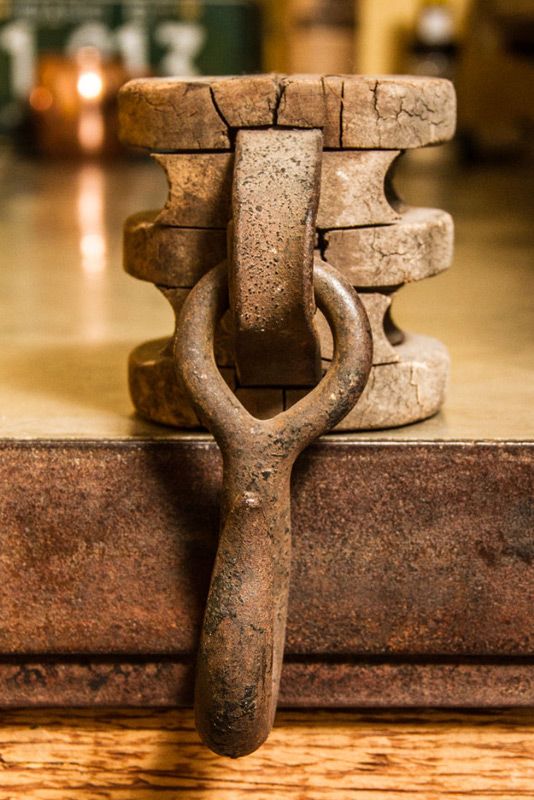 Location Branding Gatos Trail Ranch closeup wood bar ornament