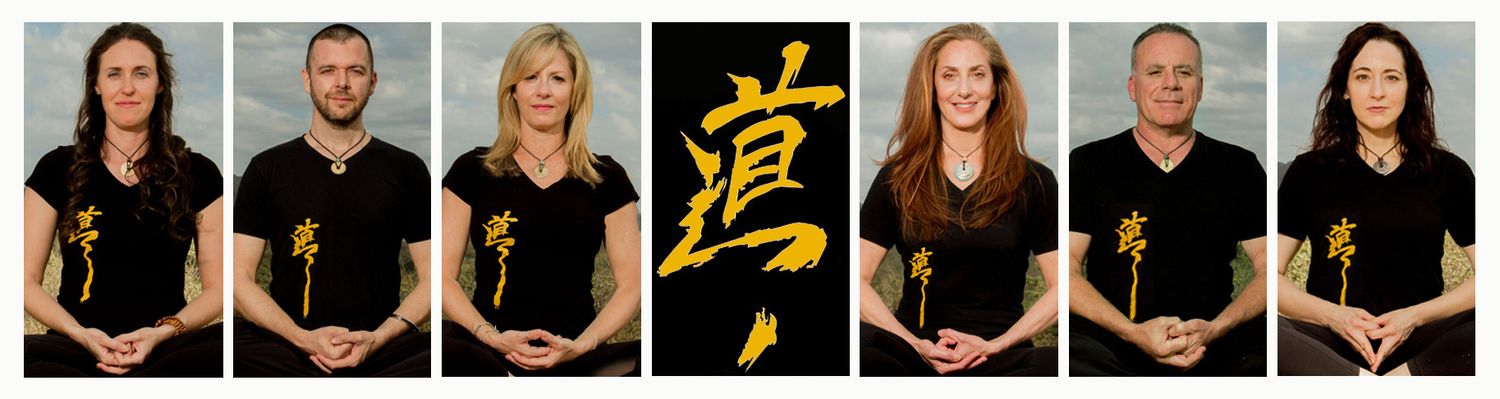 Branding Headshots Individual Portraits of Zen Wellness Staff each sitting cross legged with hands in lap