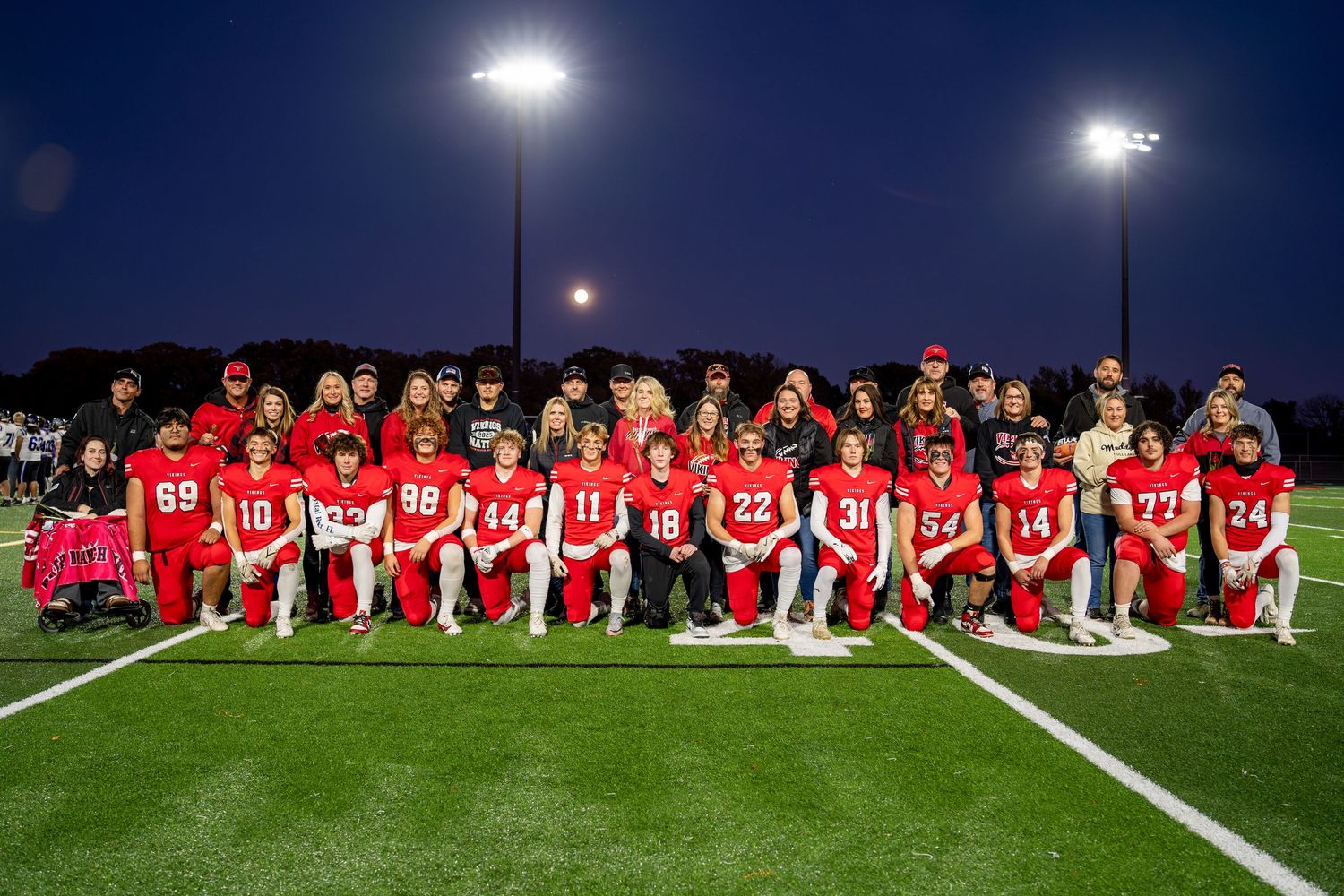 2024 North Branch Vikings Seniors Photo by Jake Fenton Productions