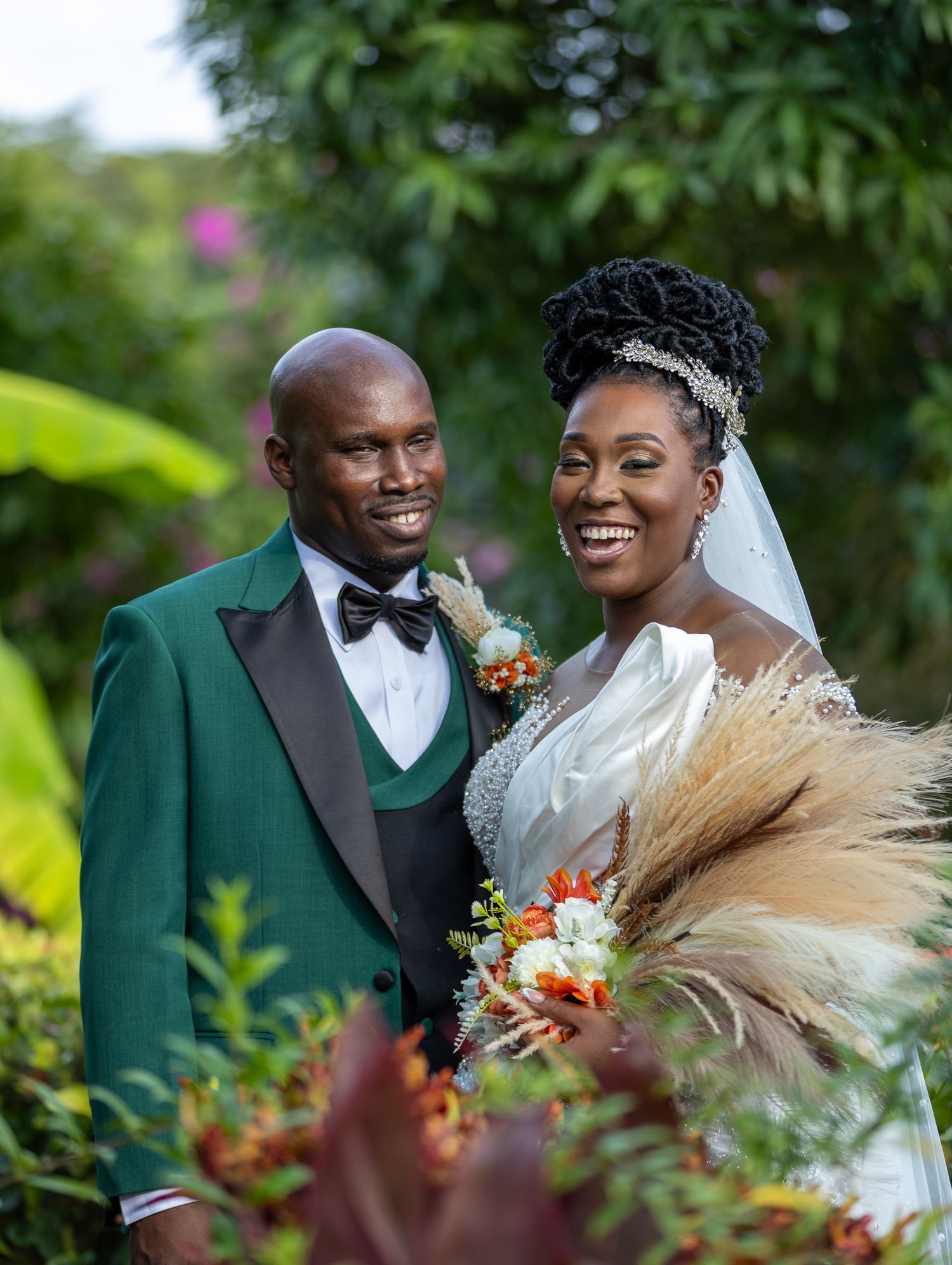 Wedding portrait photographed by Limitless Productions.