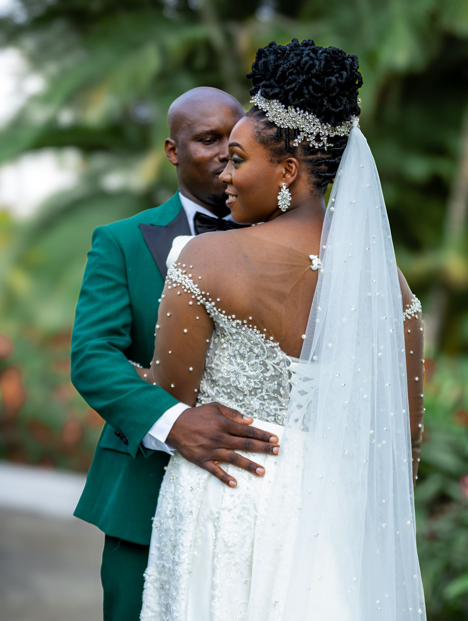 Wedding couple photographed by Limitless Productions in Trinidad & Tobago.