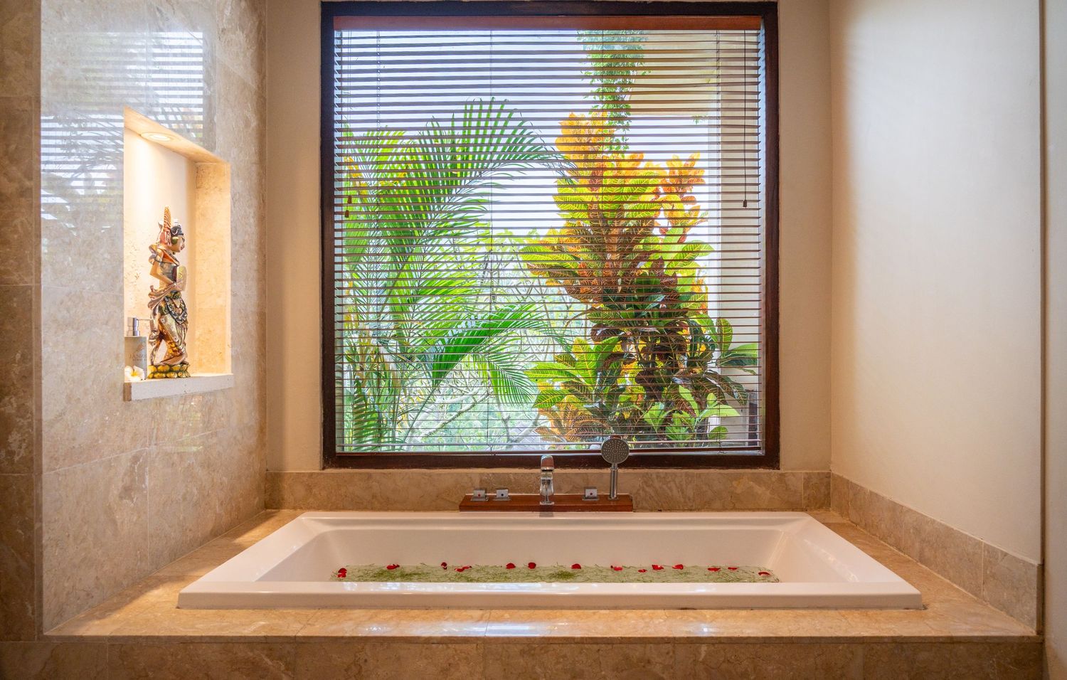 Bright bathroom interior with minimalist design.