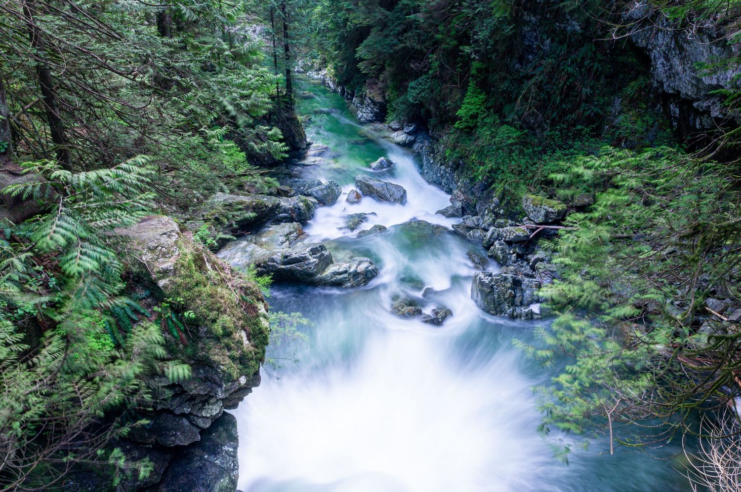 Canada, Top of waterfall