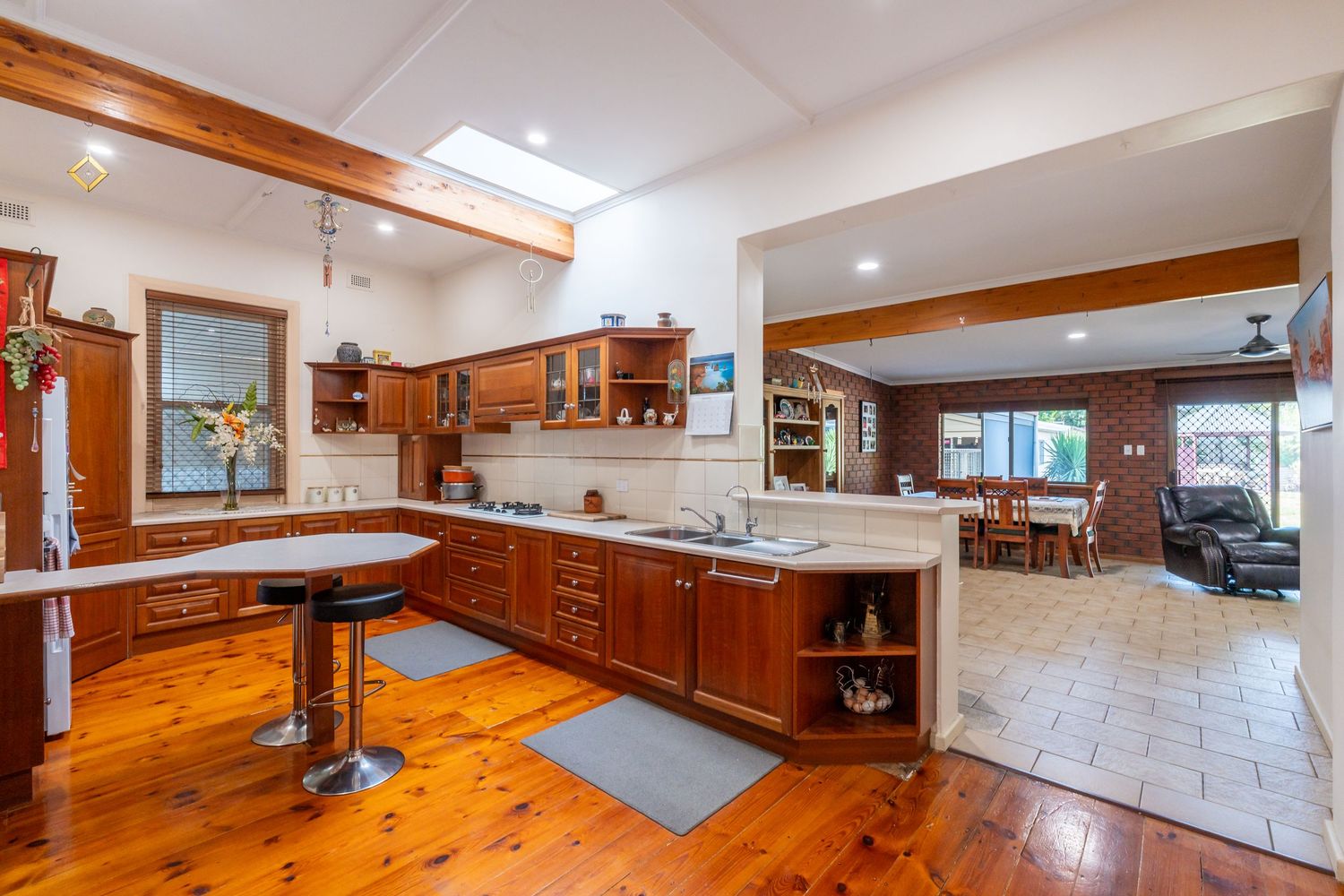 Modern kitchen interior with clean lines and contemporary finishes.