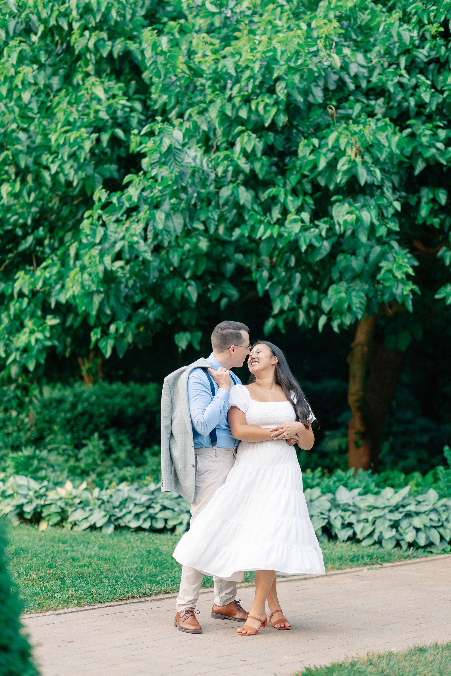 Wegerzyn Gardens Romantic Engagement Session | Dayton, Ohio | Victoria + Chris