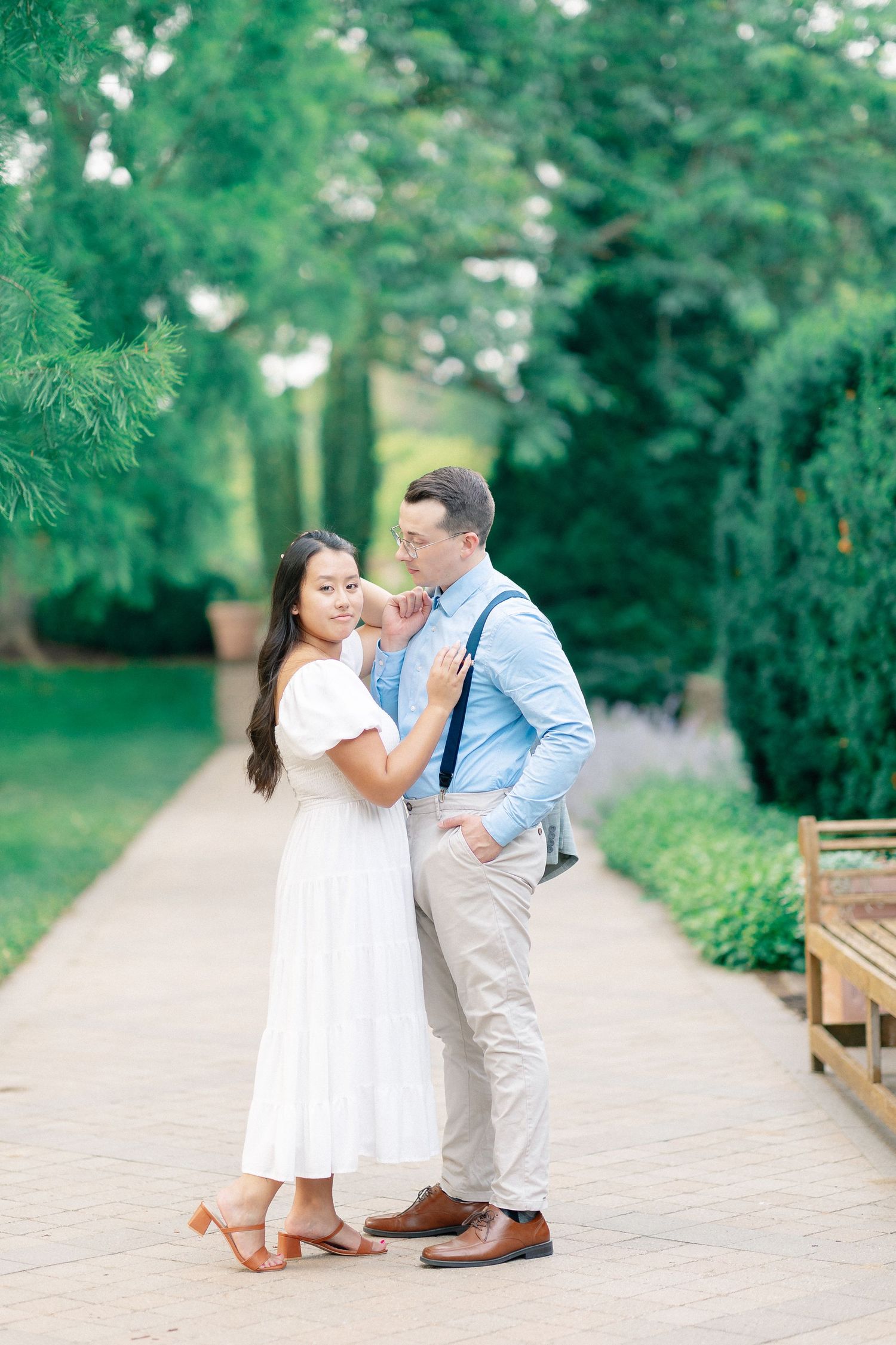 Wegerzyn Gardens Romantic Engagement Session | Dayton, Ohio | Victoria + Chris