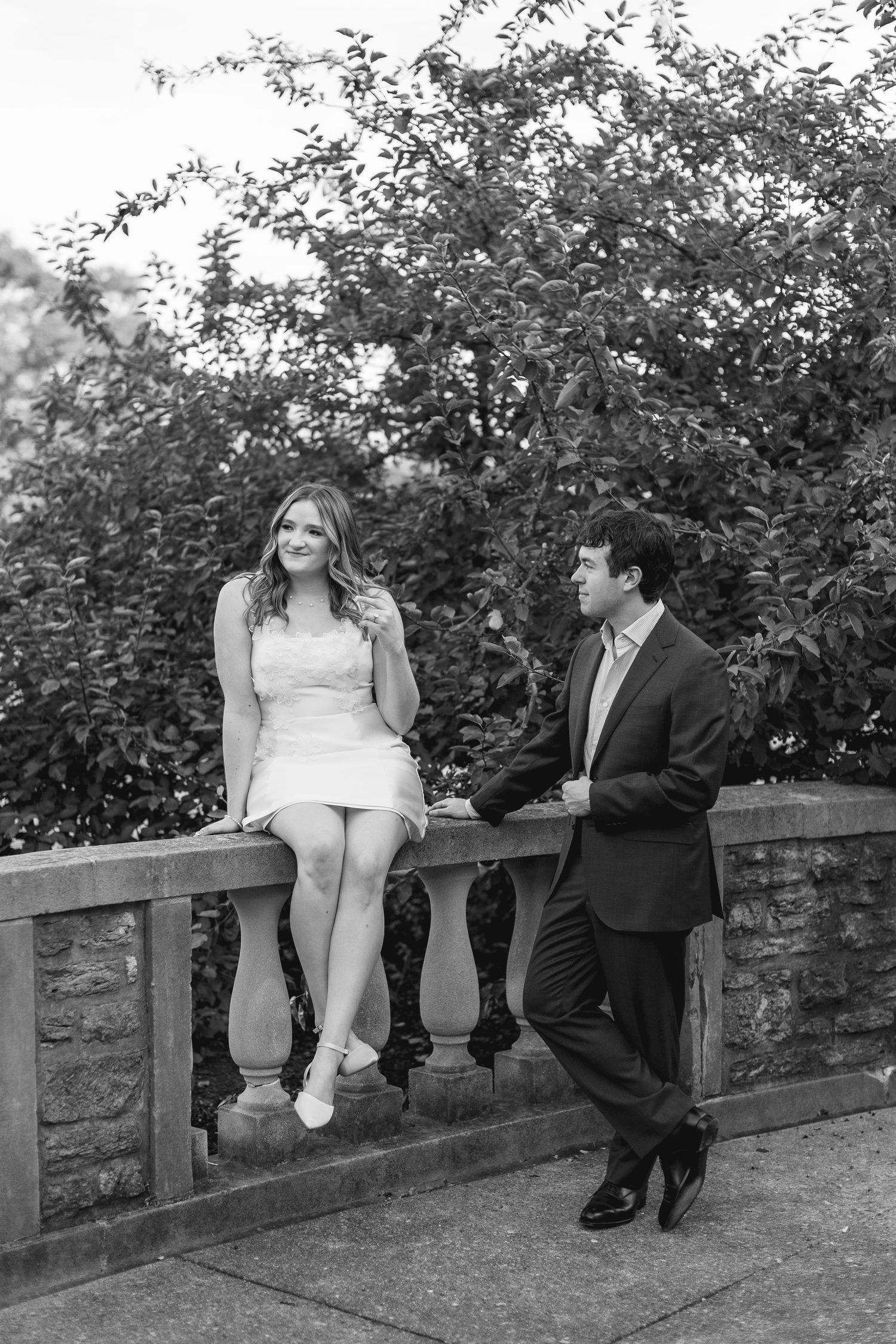 Ault Park Classy Garden Engagement Session | Cincinnati, Ohio | Alex + Jacob