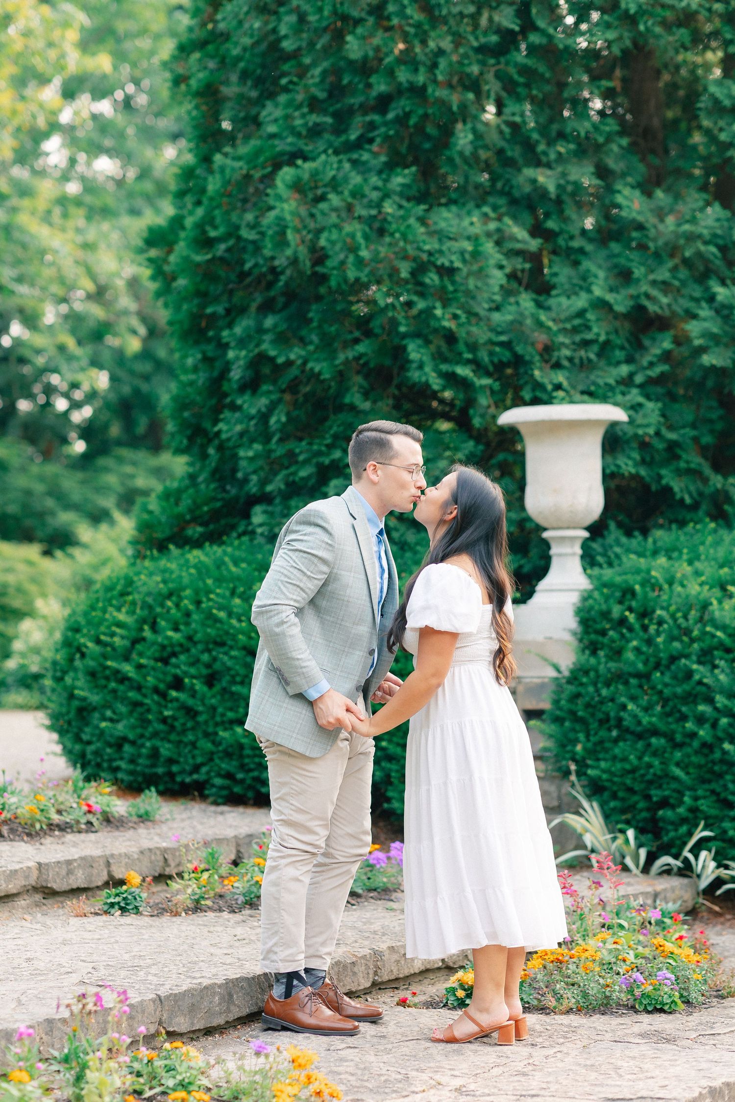 Wegerzyn Gardens Romantic Engagement Session | Dayton, Ohio | Victoria + Chris