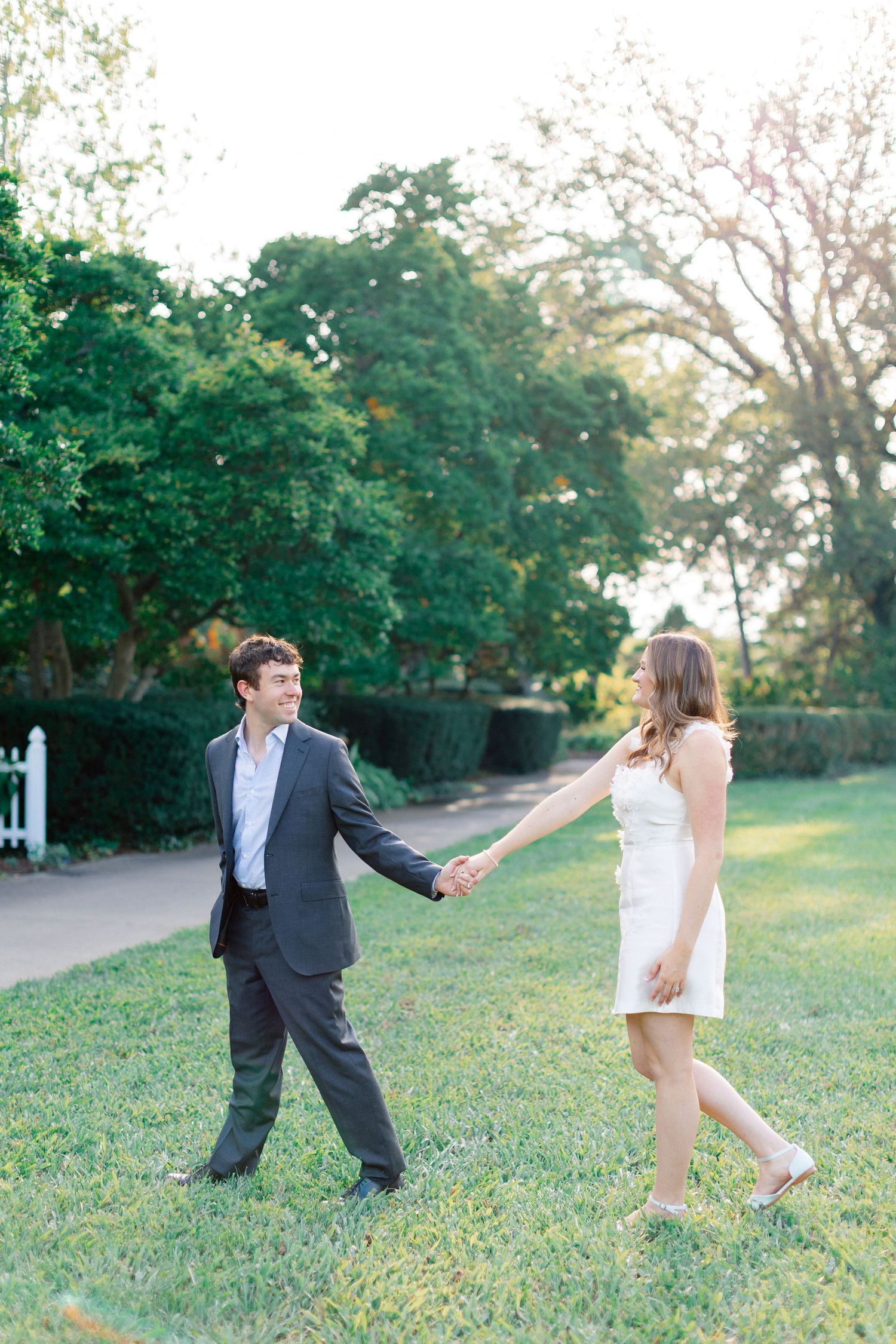 Ault Park Classy Garden Engagement Session | Cincinnati, Ohio | Alex + Jacob