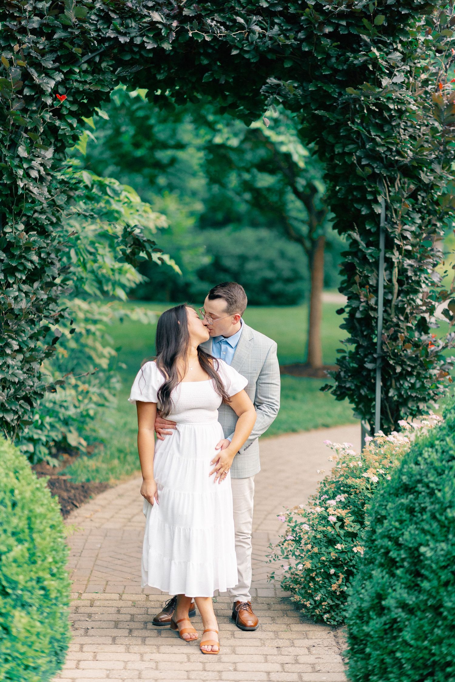 Wegerzyn Gardens Romantic Engagement Session | Dayton, Ohio | Victoria + Chris