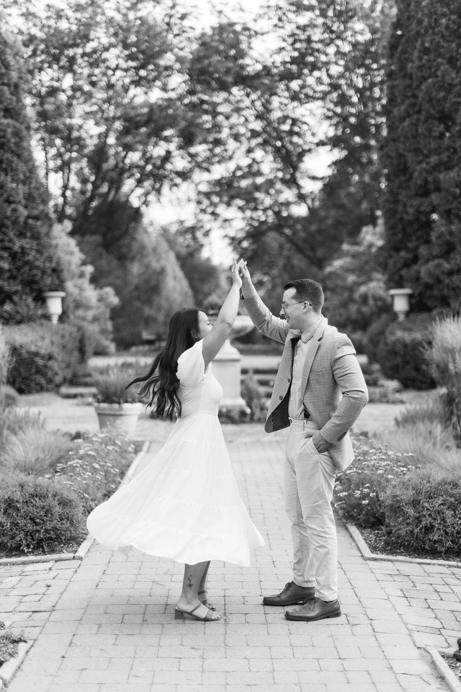 Wegerzyn Gardens Romantic Engagement Session | Dayton, Ohio | Victoria + Chris