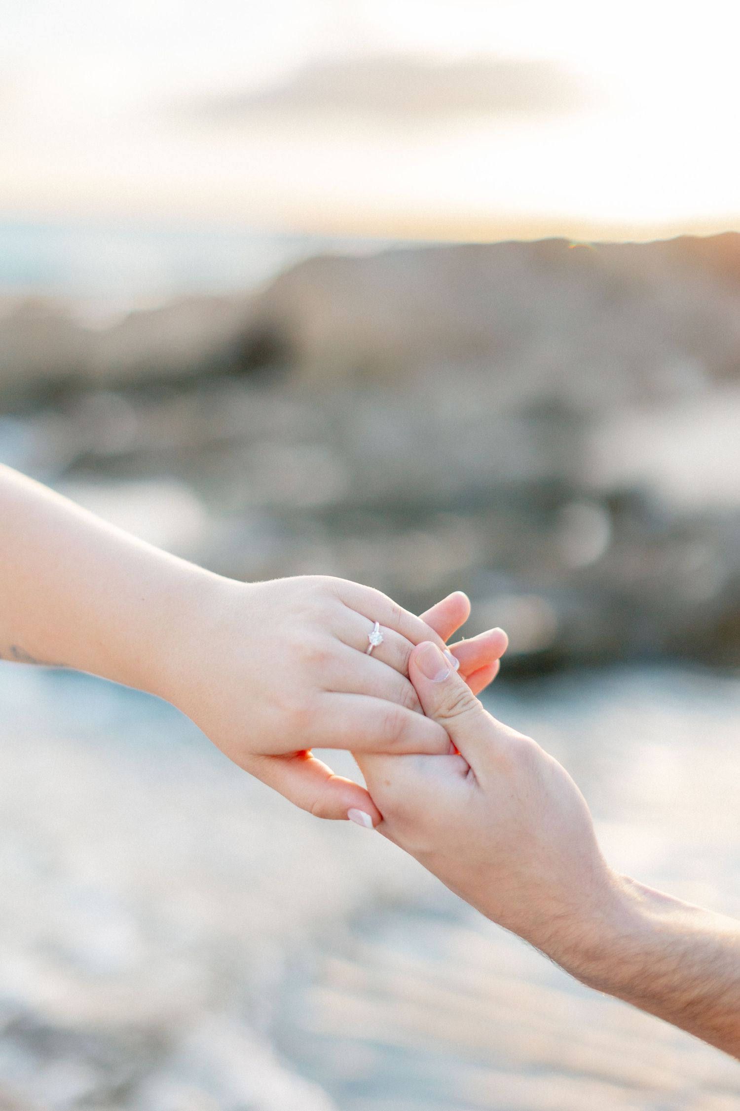 Disney Aulani Beach Engagement Photos | Oahu, Hawaii | Madison + Peter