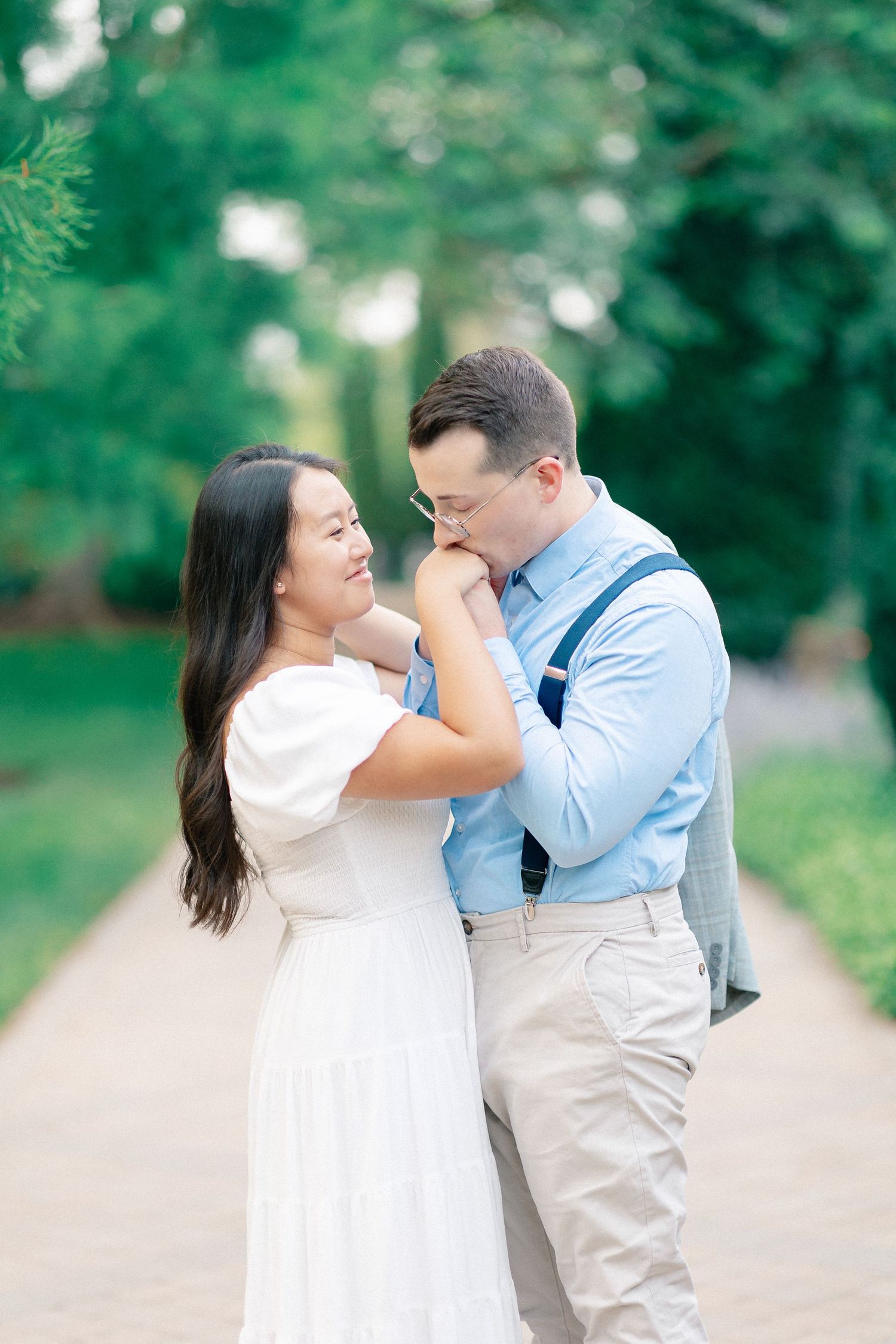 Wegerzyn Gardens Romantic Engagement Session | Dayton, Ohio | Victoria + Chris