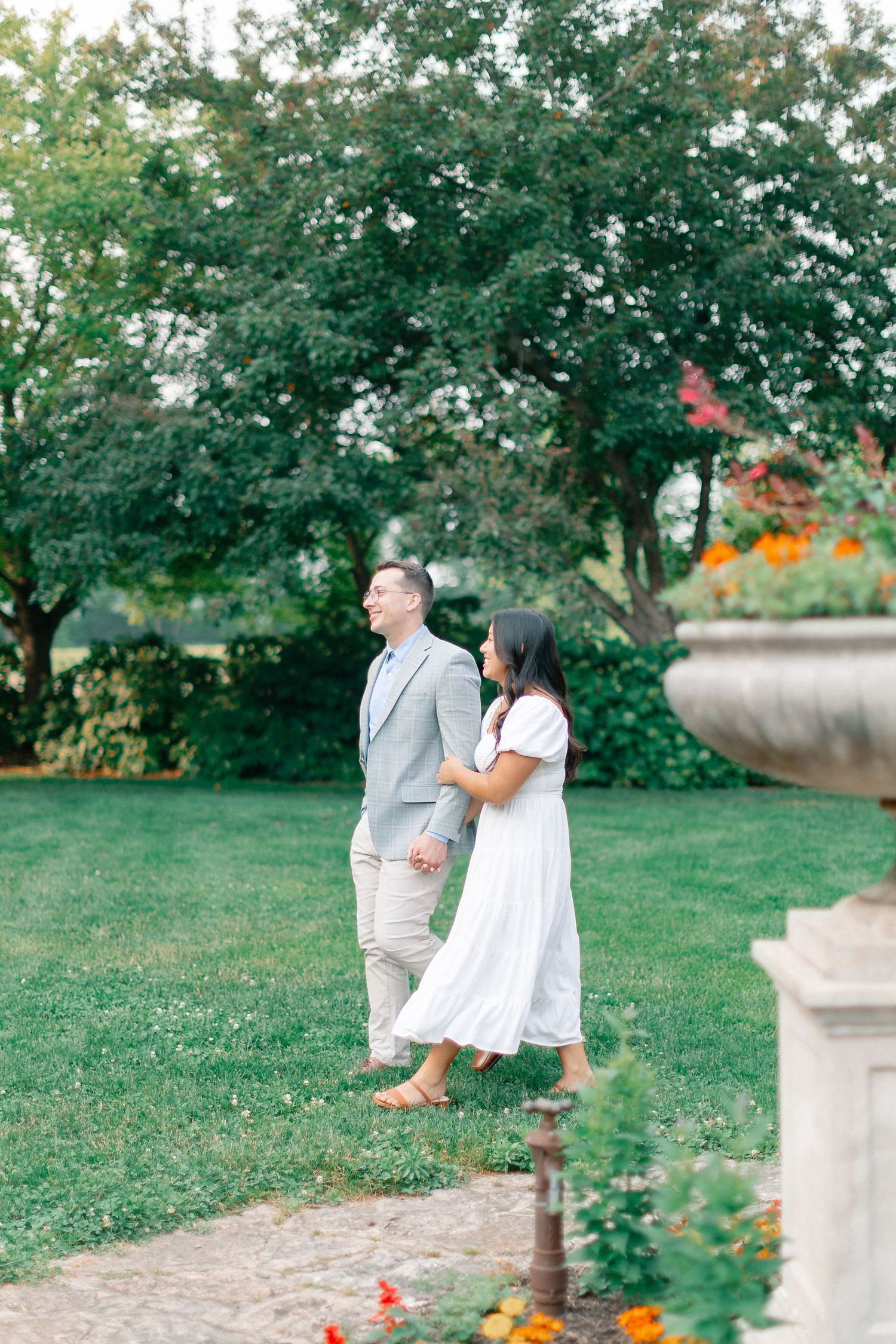 Wegerzyn Gardens Romantic Engagement Session | Dayton, Ohio | Victoria + Chris