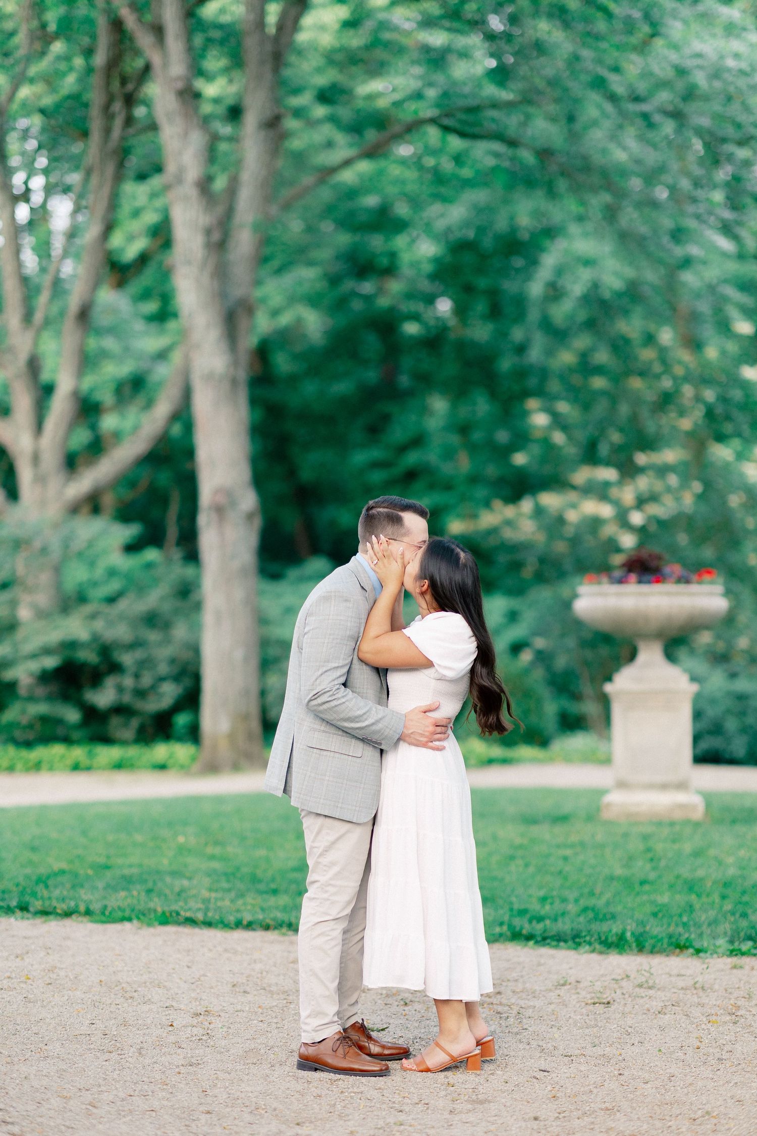 Wegerzyn Gardens Romantic Engagement Session | Dayton, Ohio | Victoria + Chris