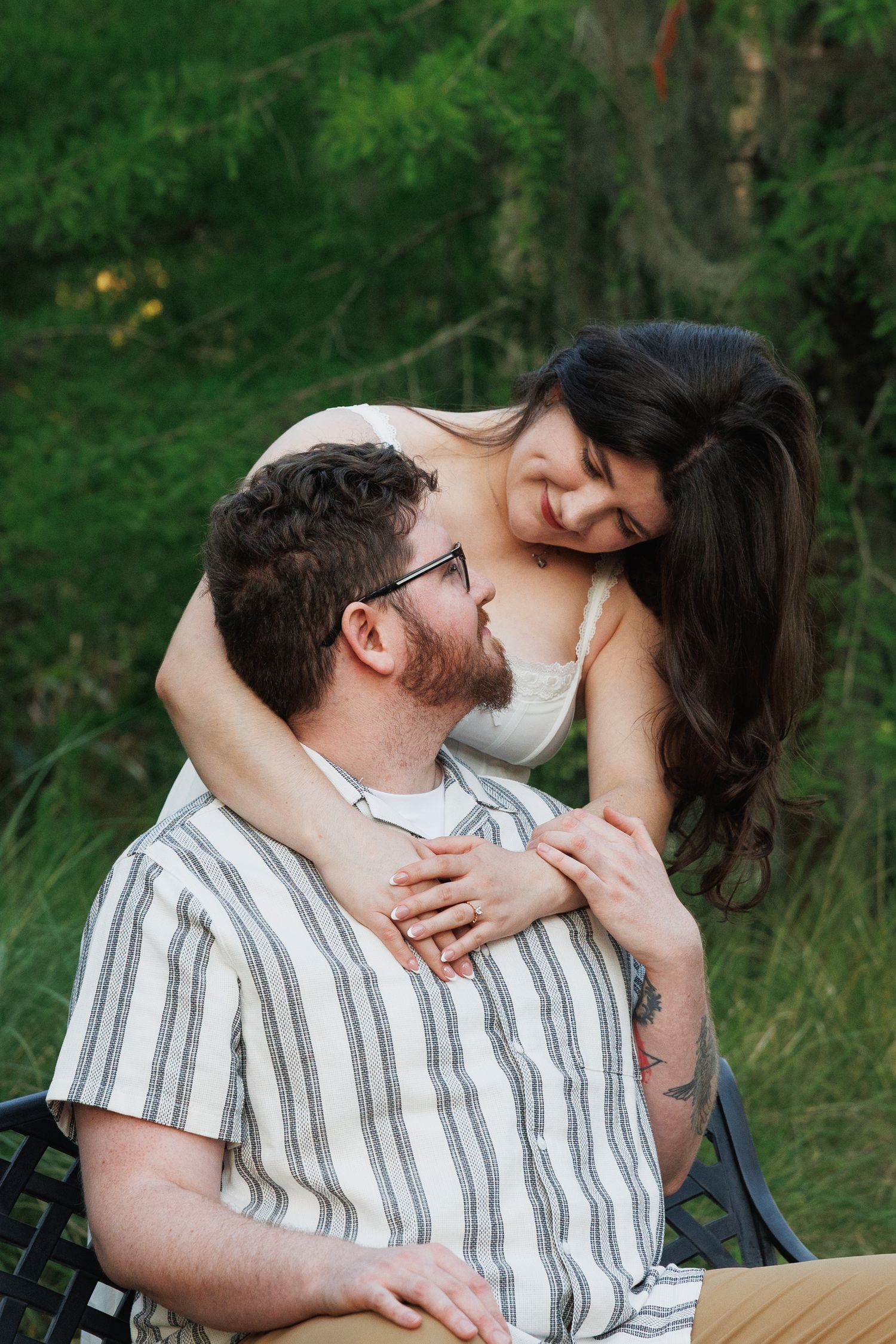 Engagement session at Washington oaks garden state park in Jacksonville, florida by Jacksonville by together and unscripted.