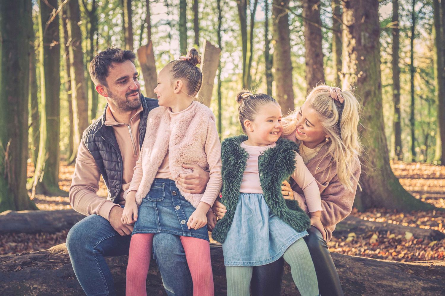 natural outdoor family photo shoot newcastle north east