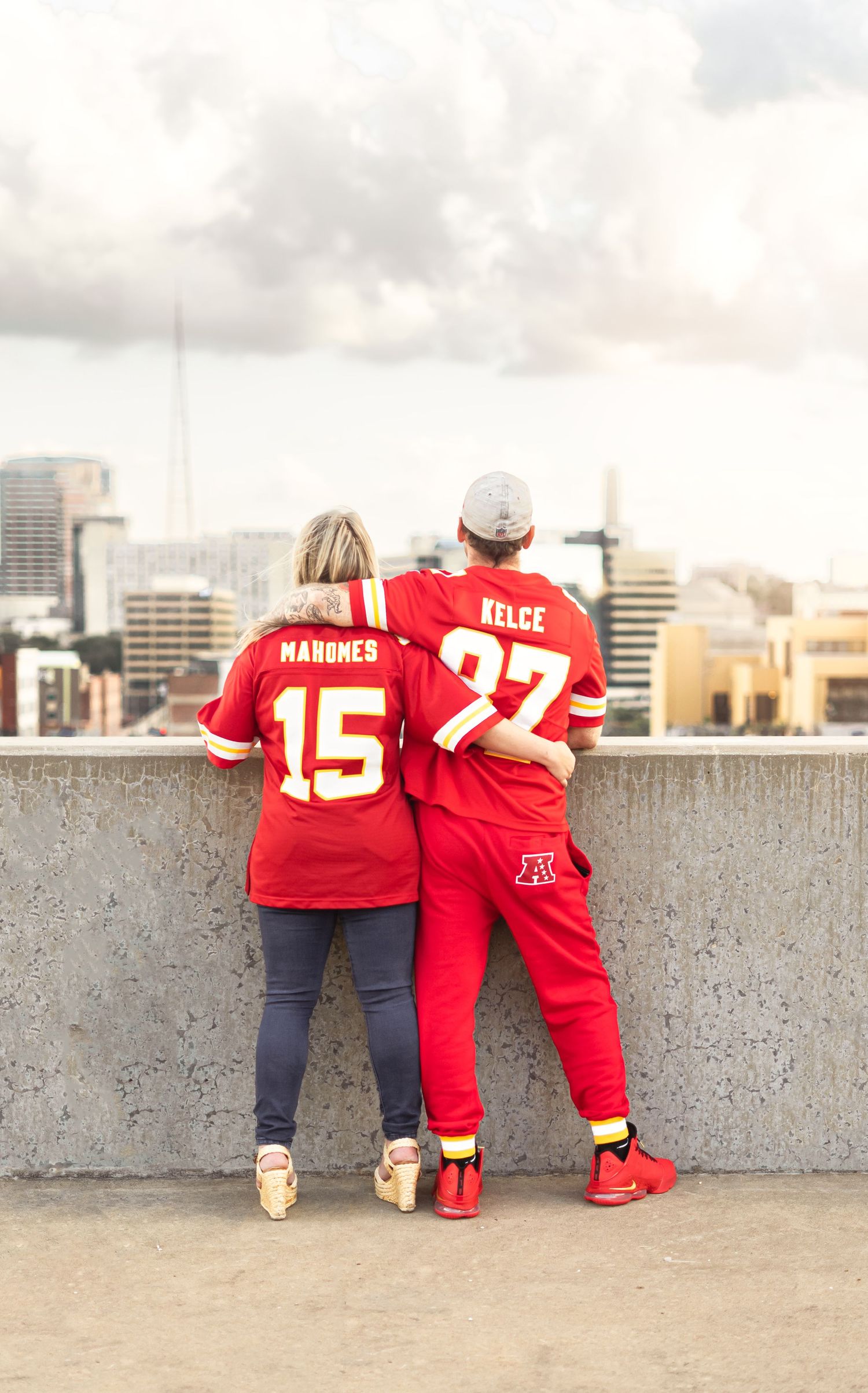 Kansas city photographer Chiefs session