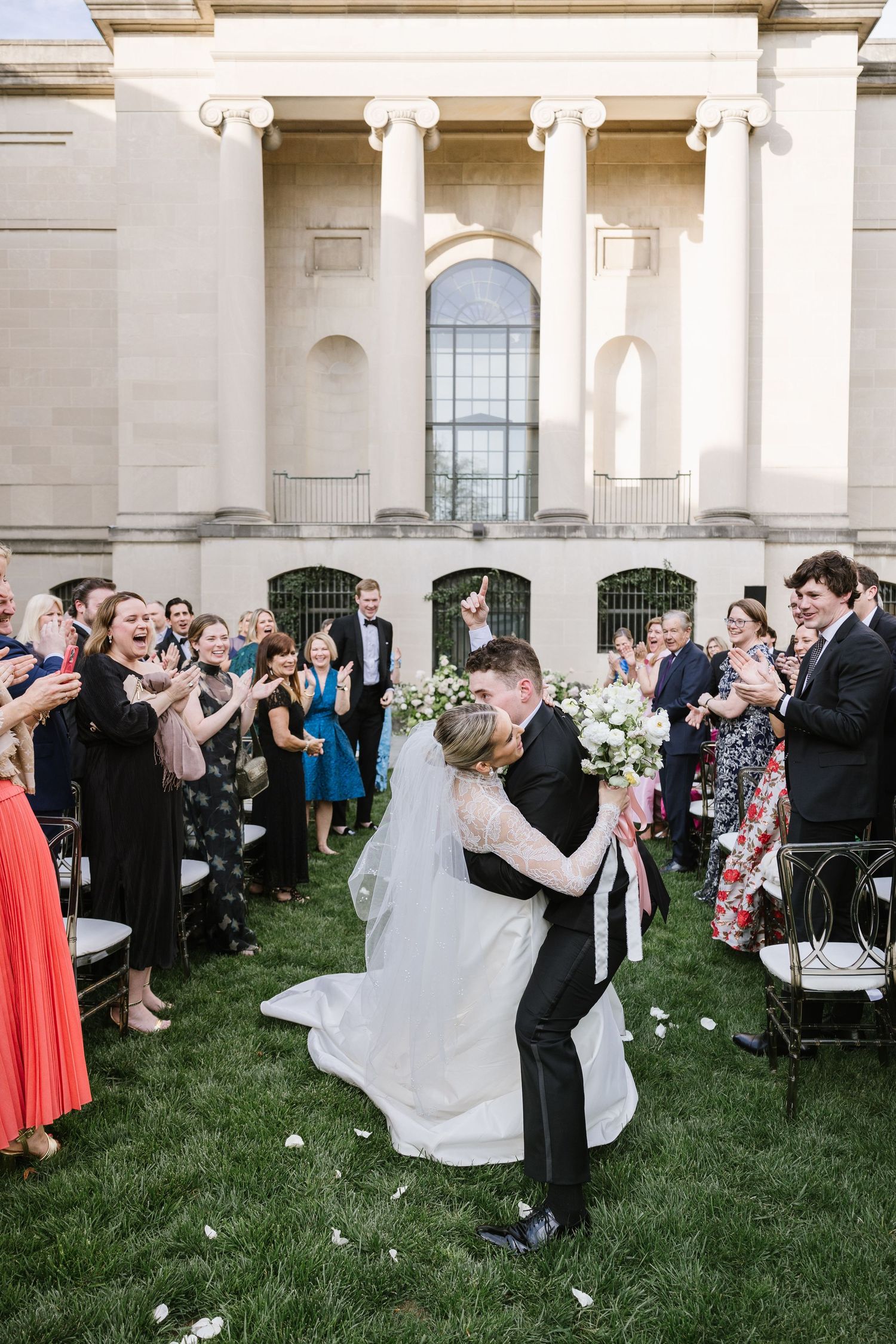 Ceremony at Baltimore Art Museum Wedding