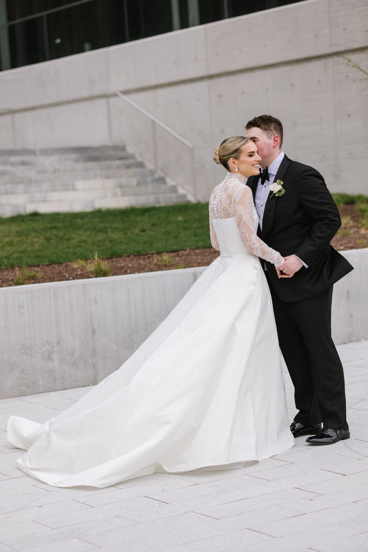 Bride and Groom at Baltimore Art Museum