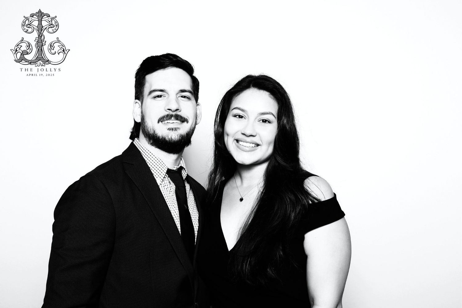 Black and White Glam Booth at Baltimore Museum of Art Wedding